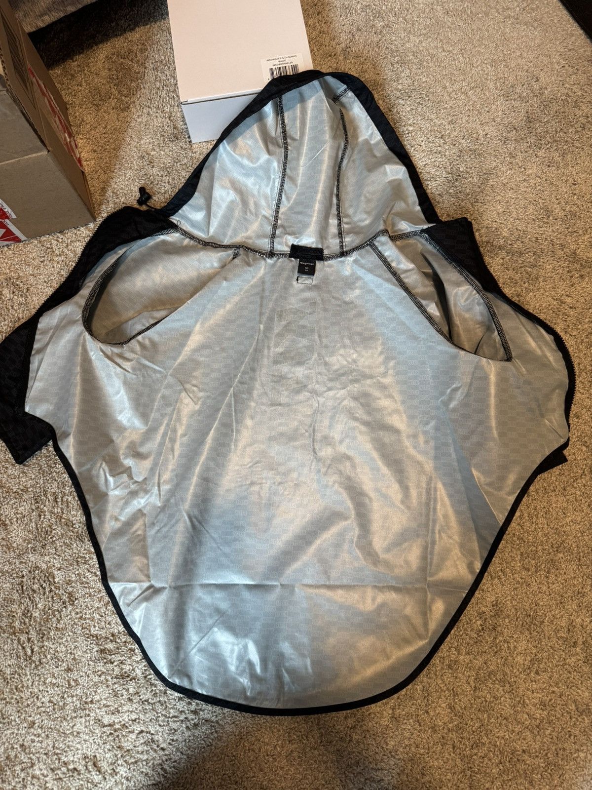 Kith Kith for wagwear Nylon Dog Rainbreaker Black (size XL/24) Size ONE SIZE - 7 Thumbnail