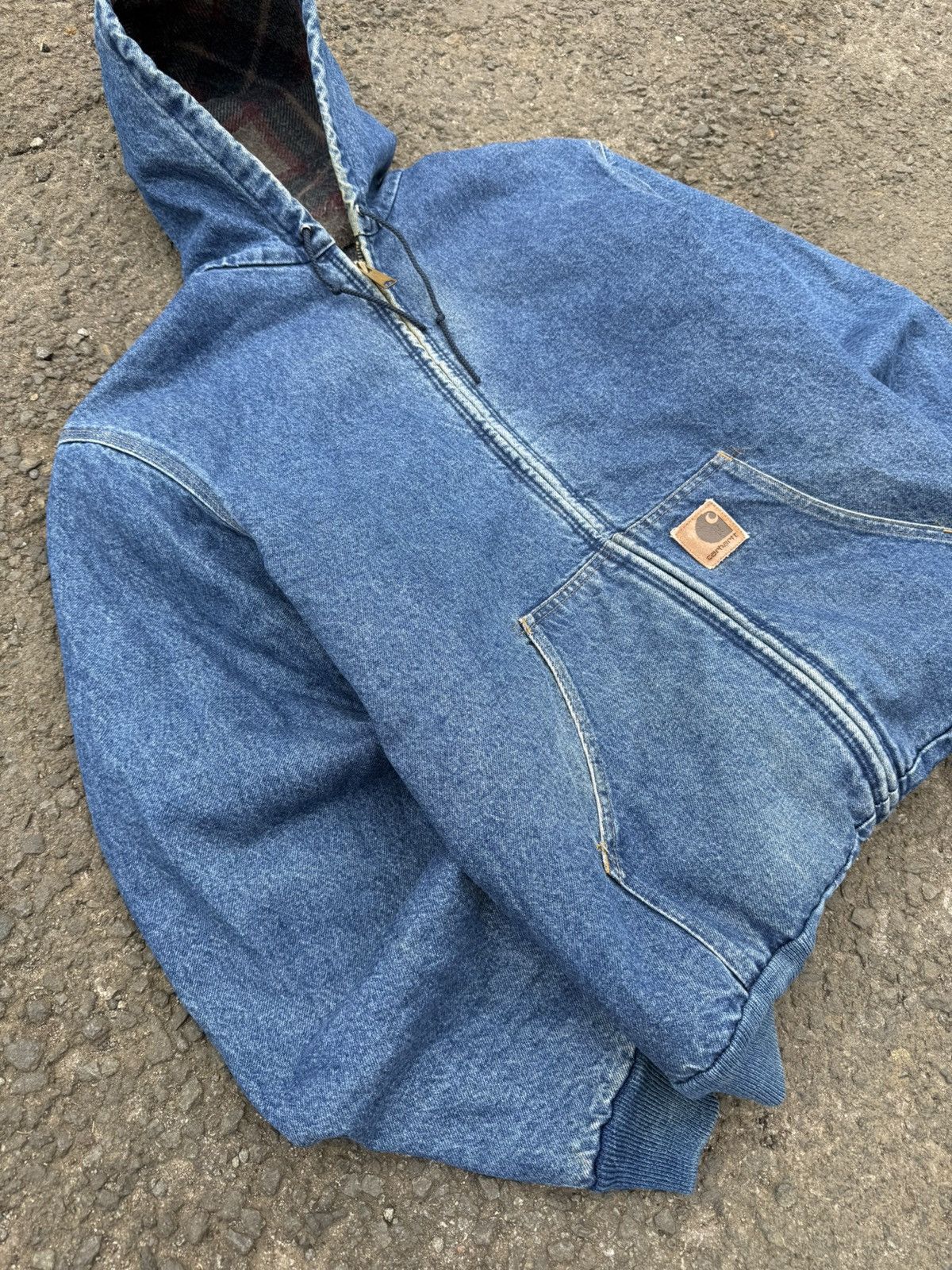 Carhartt 90s Denim Carhartt Active J08 DST Jacket Size US L / EU 52-54 / 3 - 4 Thumbnail