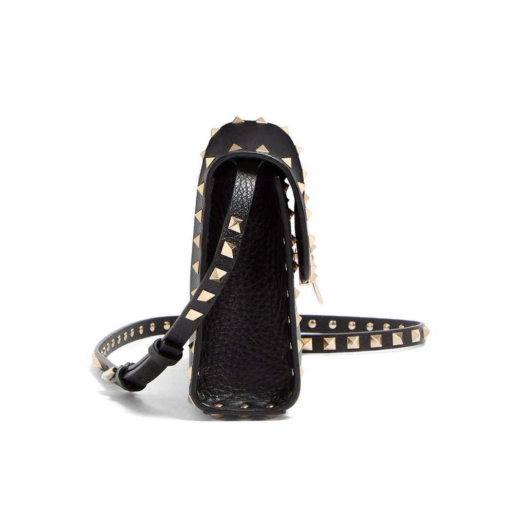 Valentino VALENTINO GARAVANI Rockstud Small Black Leather Crossbody Ba Size ONE SIZE - 4 Thumbnail