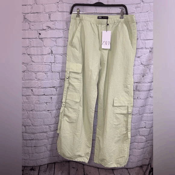 Zara NWT- Zara- parachute pants- M (2 available) Size US 41 - 2 Thumbnail
