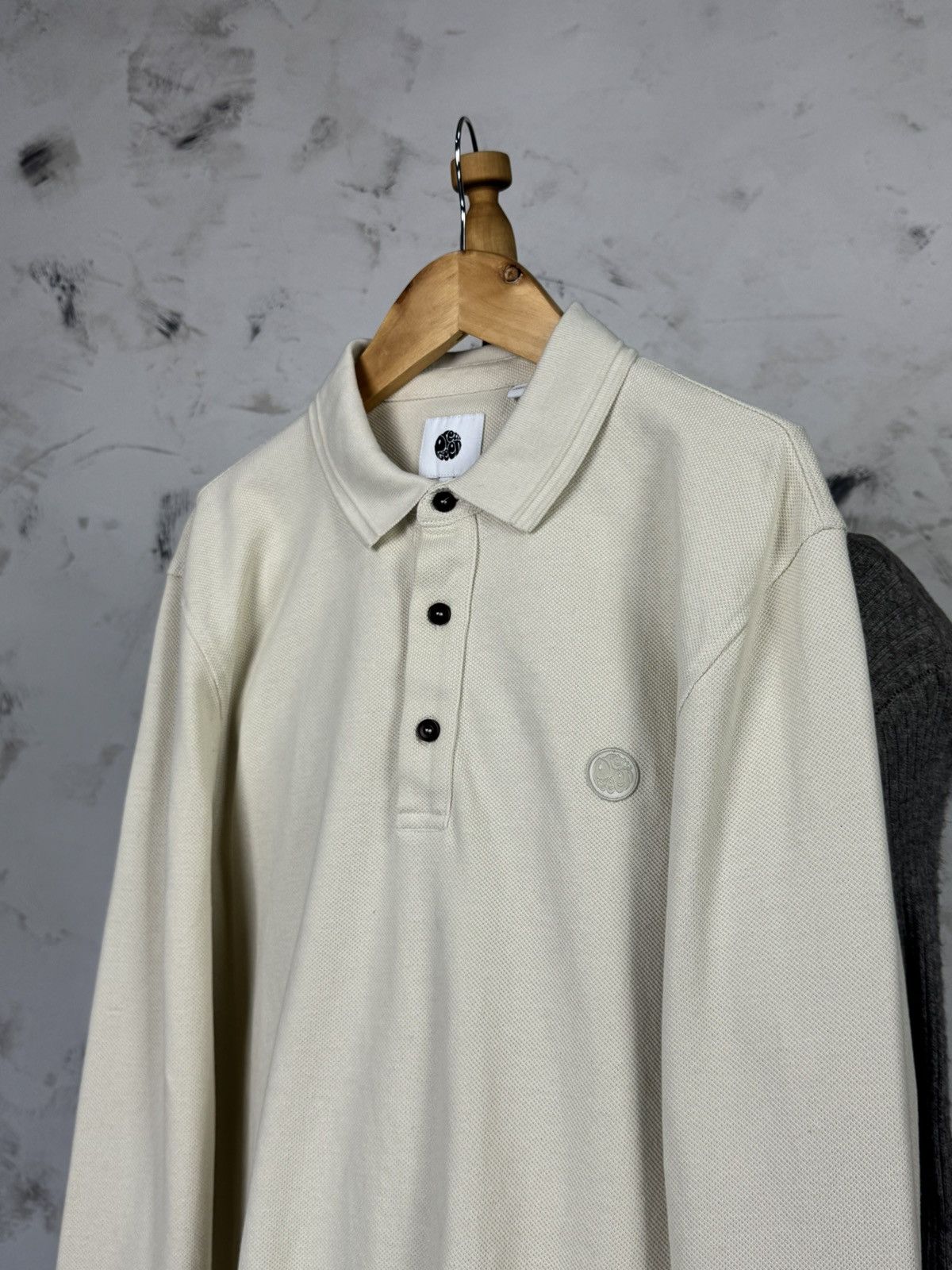 Pretty Green Pretty Green Long Sleeve Polo Shirt Size M Size US M / EU 48-50 / 2 - 2 Thumbnail
