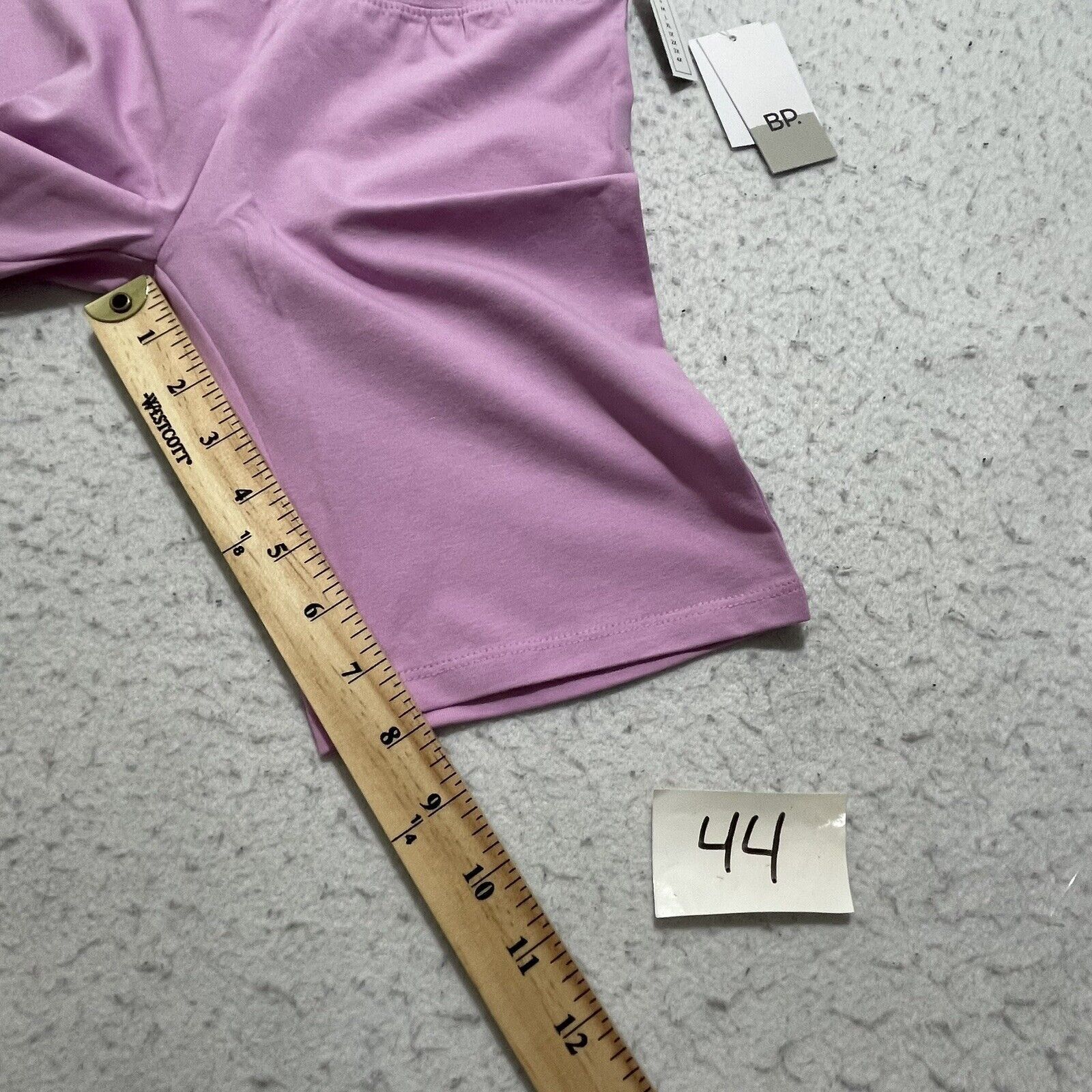 Nordstrom BP Pink Purple Tulip Biker Shorts High Waisted 8" Inseam Size 26" / US 2 / IT 38 - 7 Thumbnail
