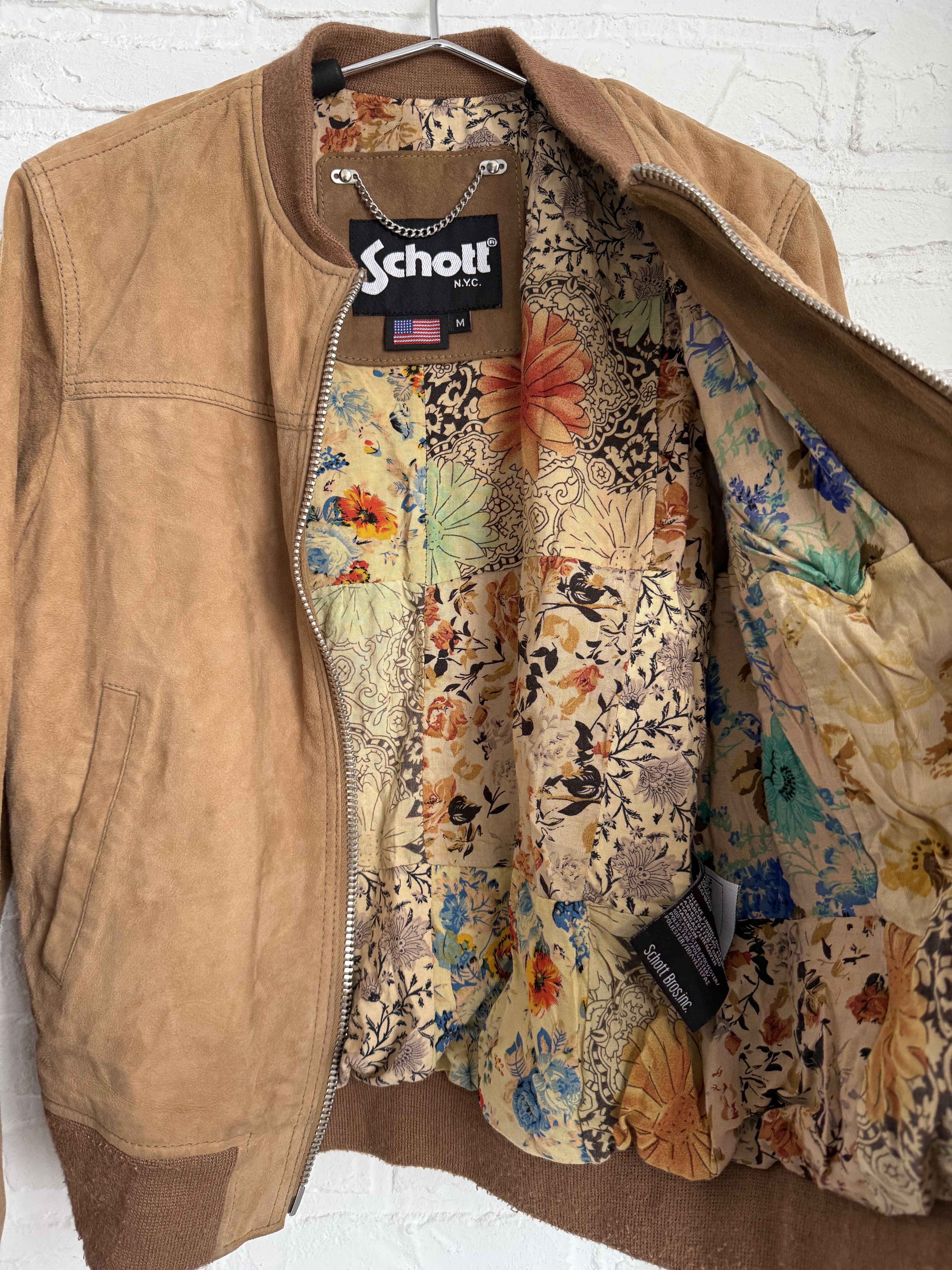 Schott Schott suede leather trucker jacket Size M / US 6-8 / IT 42-44 - 3 Thumbnail