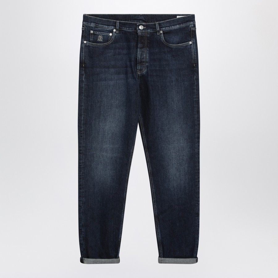Brunello Cucinelli o1d2blof0226 Denim Jeans In Blue Size US 38 / EU 54 - 1 Thumbnail
