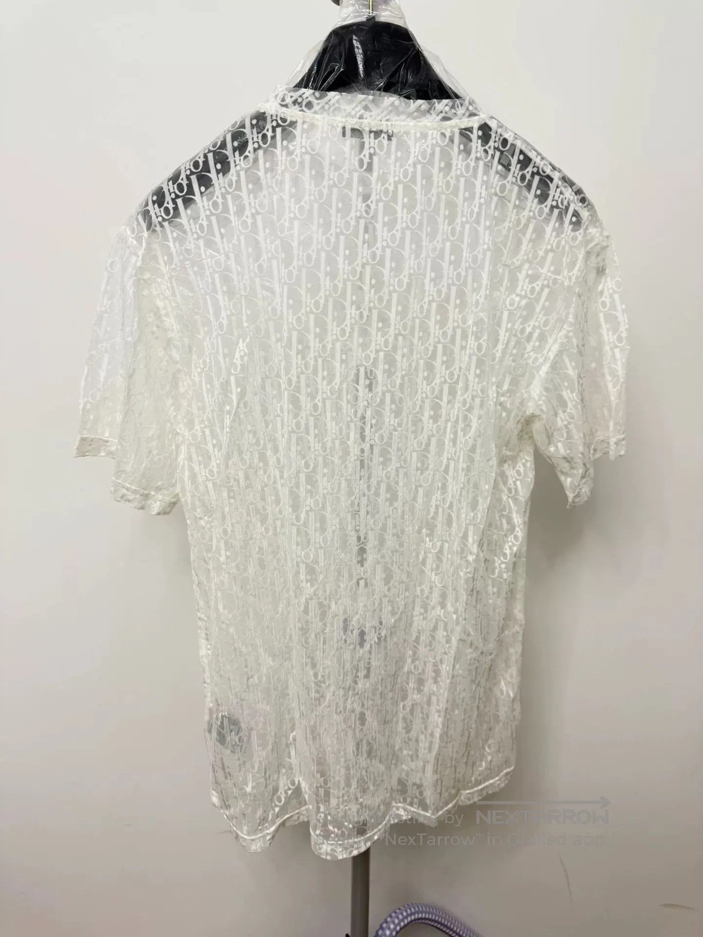 Dior Dior Sheer Monogram Embroidered Mesh T. Size XL / US 12-14 / IT 48-50 - 2 Thumbnail