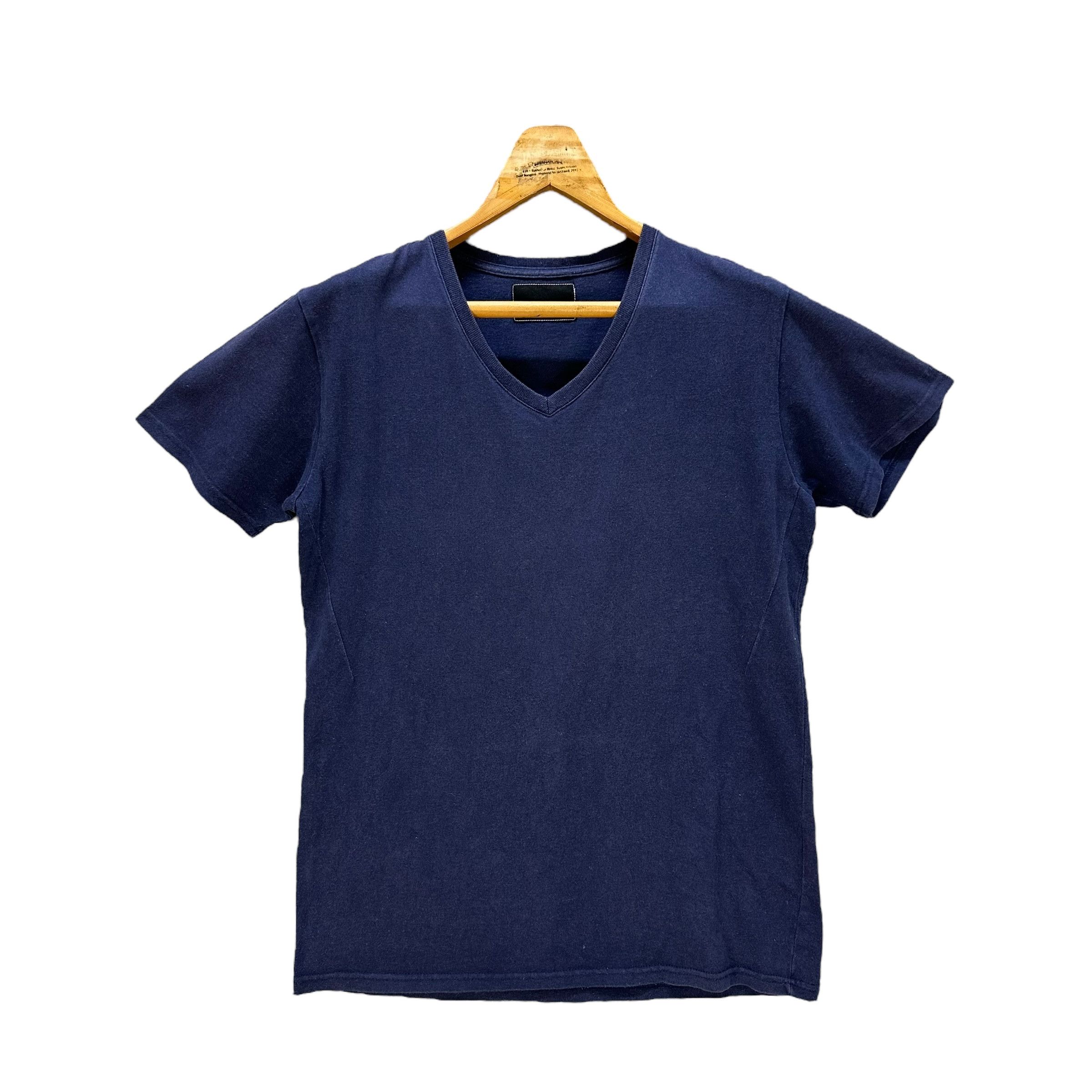 Number (N)ine NUMBER NINE V NECK PLAIN SHIRT #9100-56 Size US L / EU 52-54 / 3 - 1 Thumbnail