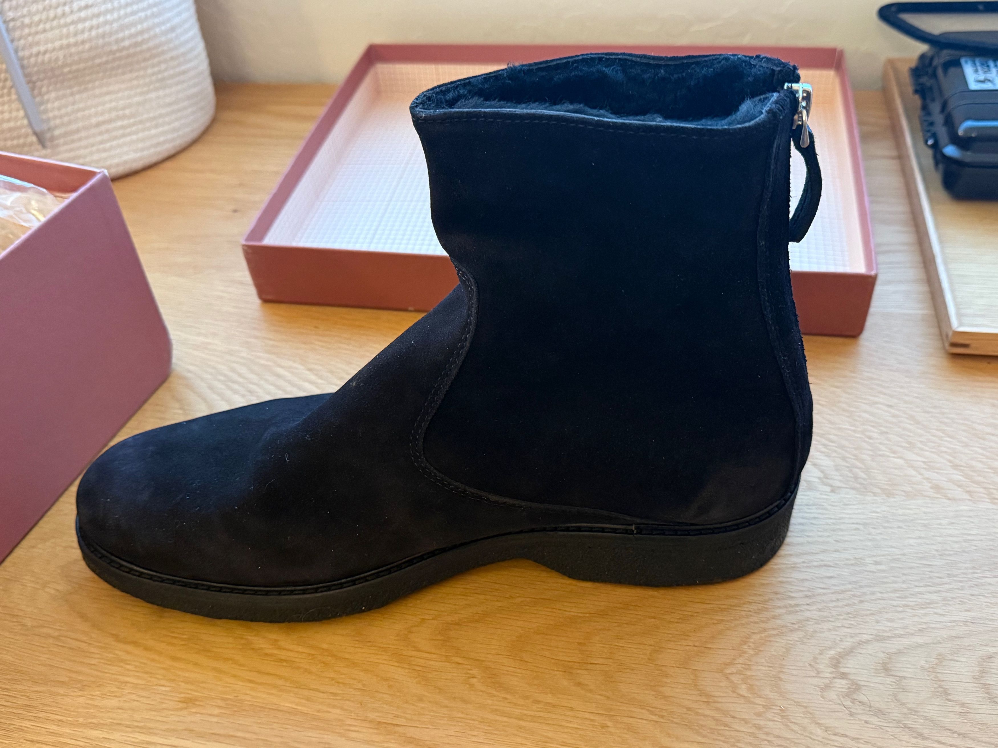 WANT Les Essentiels Want Les Essentiels Stevie Crepe Sole Shearling Ankle Boot Size US 10.5 / EU 43-44 - 2 Thumbnail