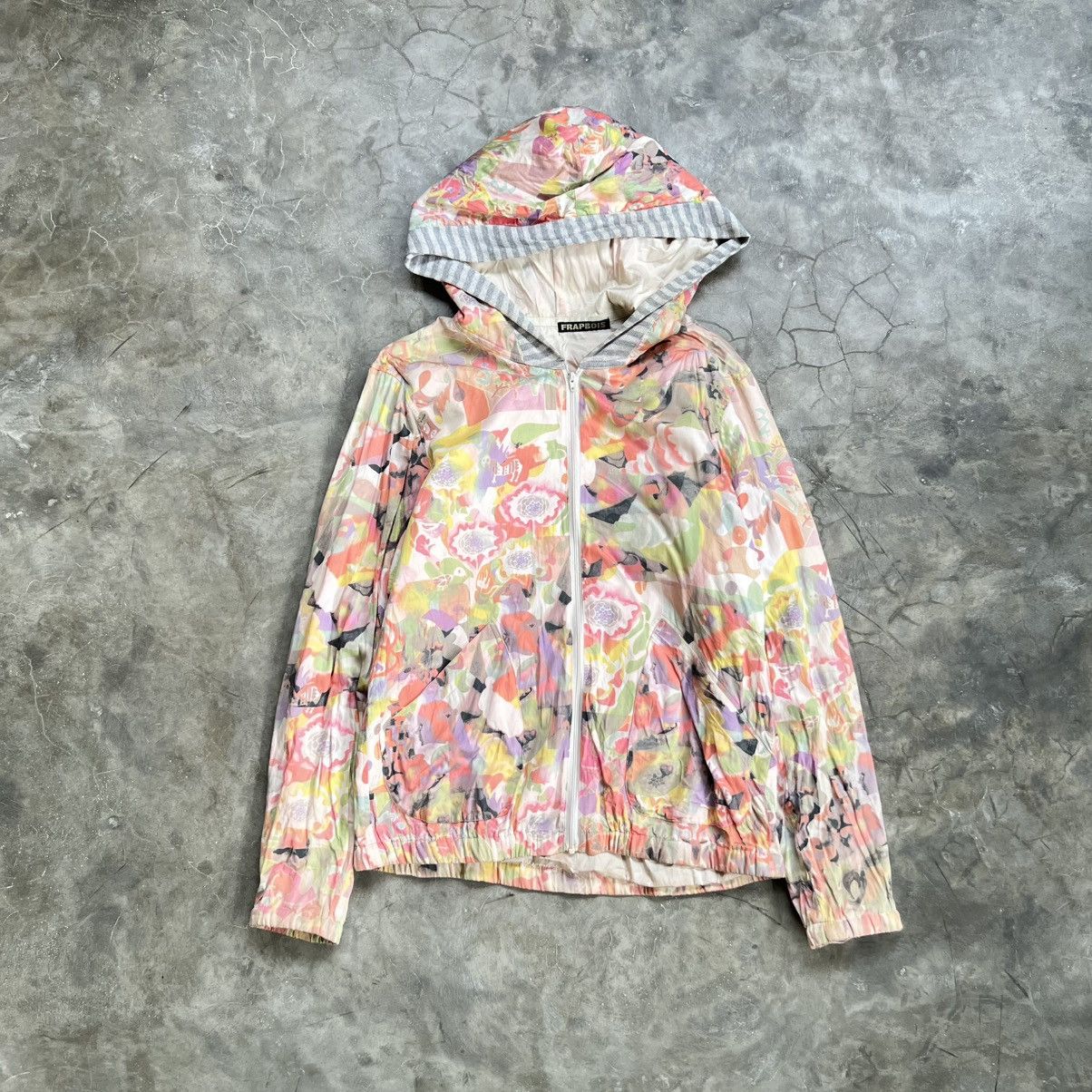Issey Miyake 90s Frabois by Issey Miyake Printed Zip up Jacket Size US M / EU 48-50 / 2 - 1 Thumbnail