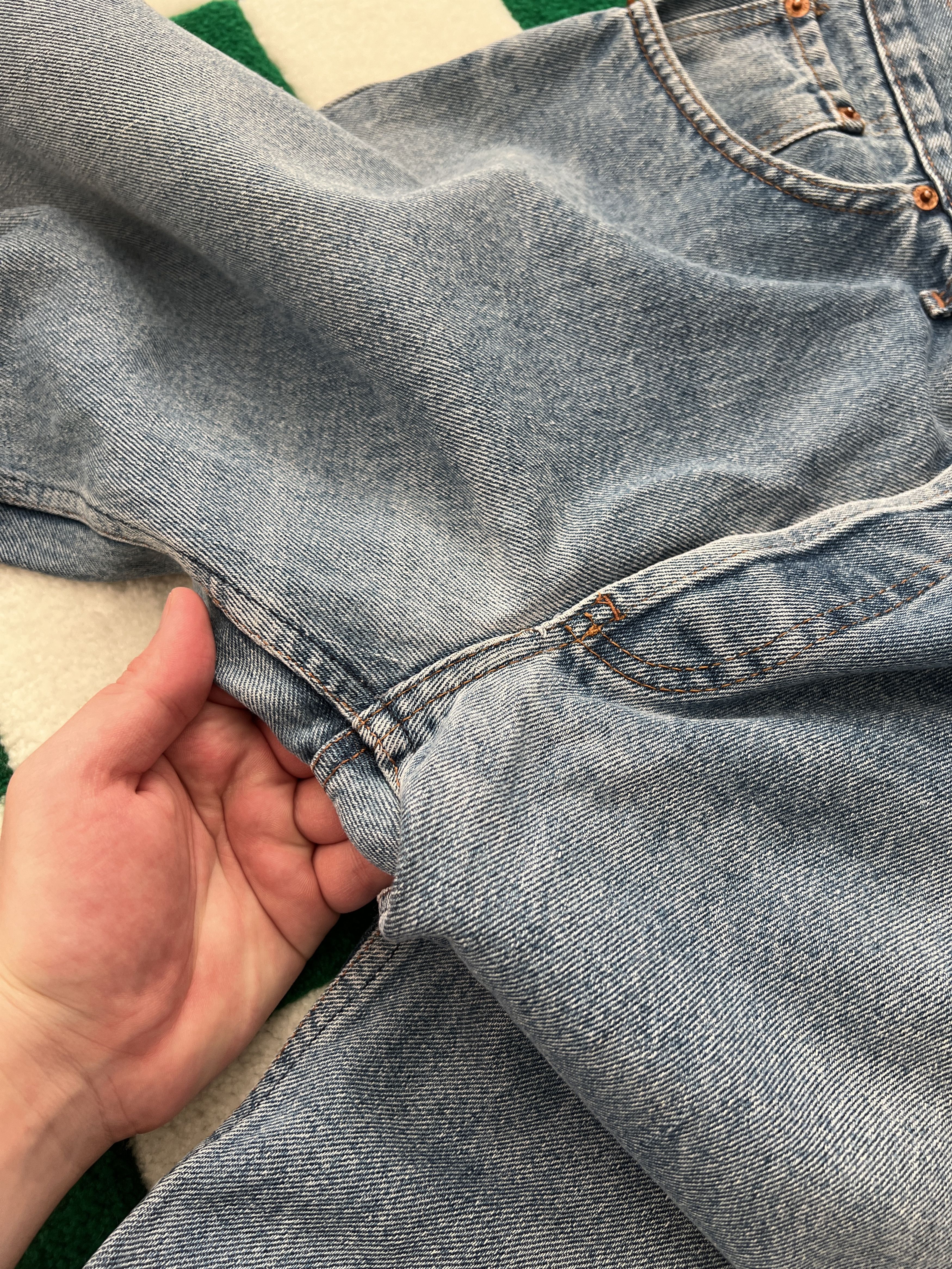 Levi's Vintage 90s Levis 501 Denim Jeans 36x34 Size US 36 / EU 52 - 10 Thumbnail