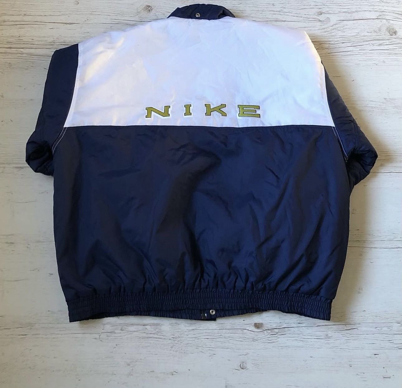 Vintage Nike down jacket puffer big logo size XXl drill rap