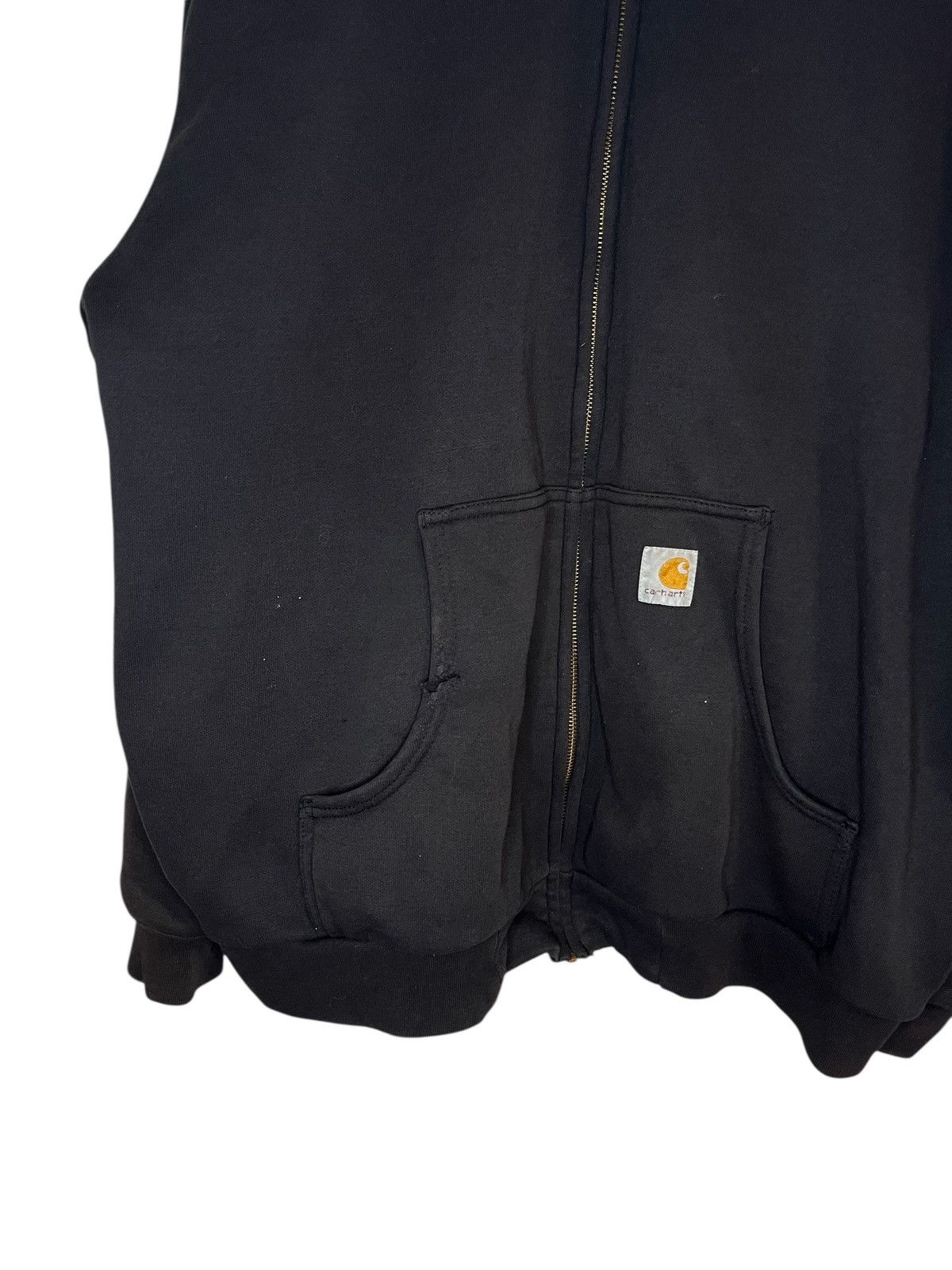 Carhartt × Vintage Vintage Carhartt J149 Thermal Lined Insulated Zip Up Hoodie Size US XXL / EU 58 / 5 - 2 Thumbnail