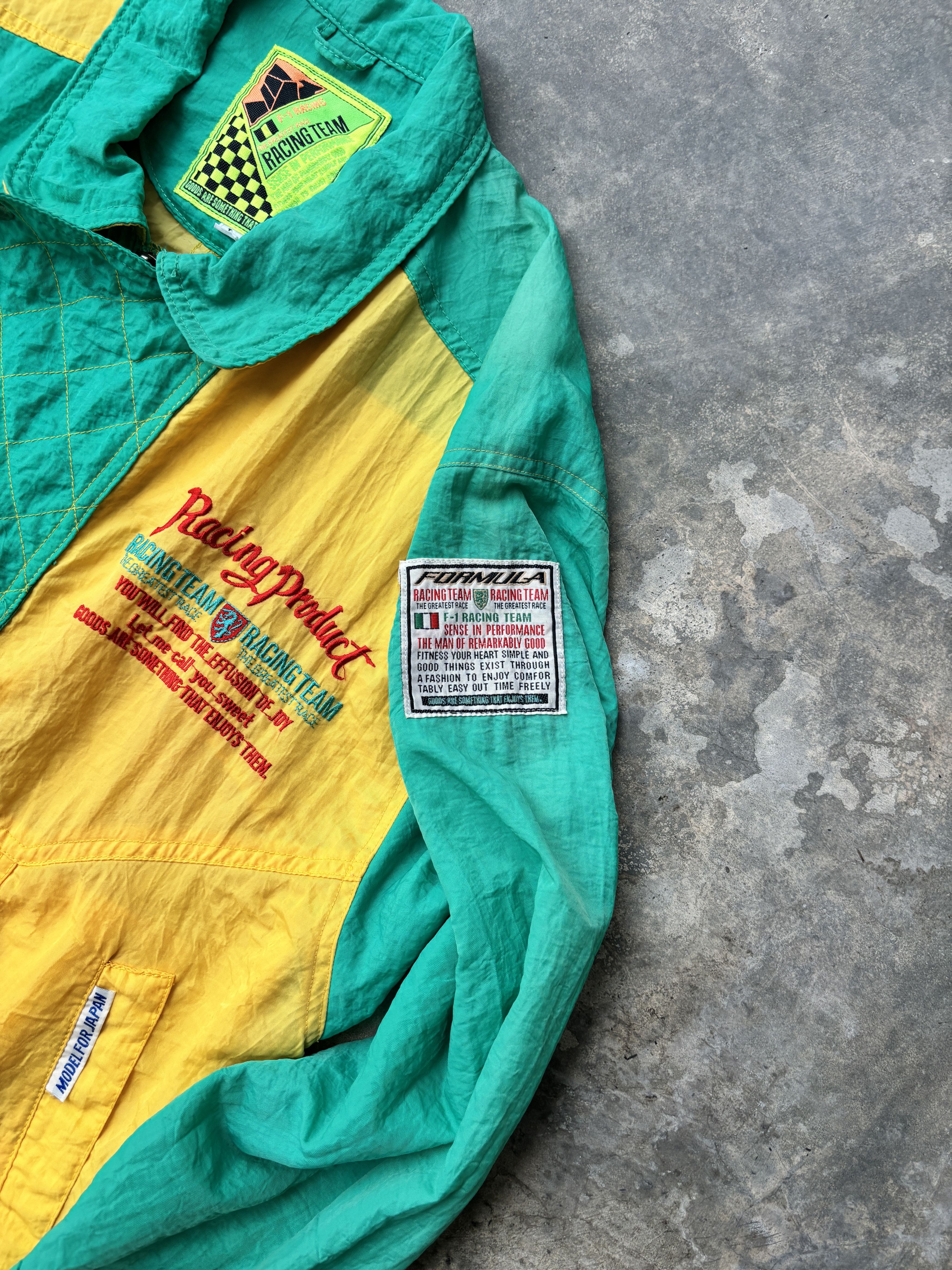Formula 1 F1 Racing Team Japanese Vintage Motorsport Racing Jacket Size US L / EU 52-54 / 3 - 6 Thumbnail