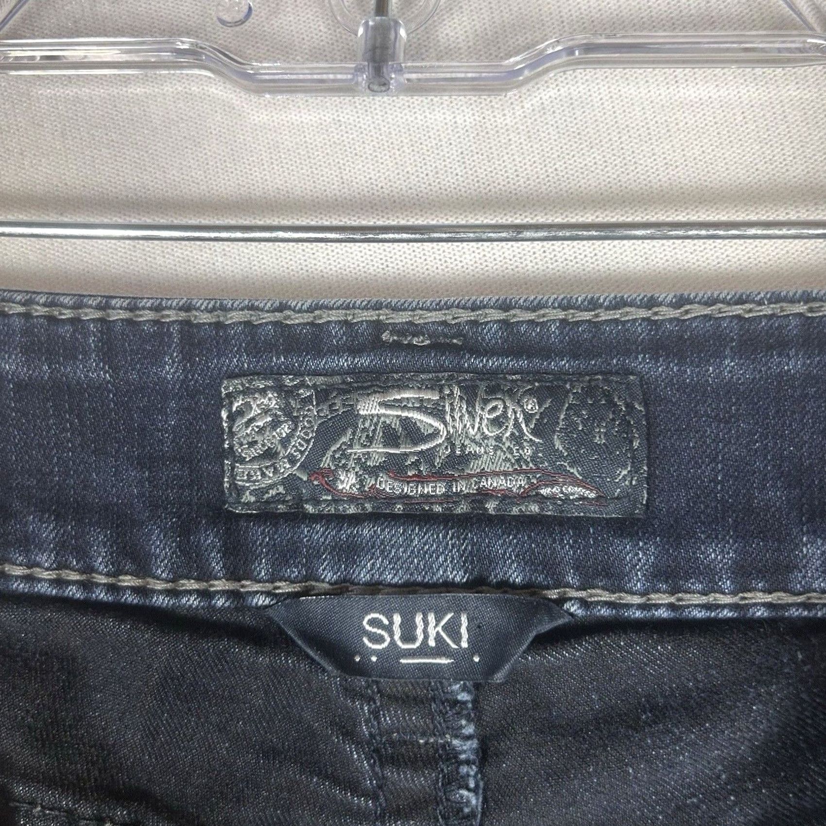 Silver Jeans Co. Silver Jeans Womens Jeans Skinny 30 26" Inseam Blue Denim Dark Wash Size 30" / US 8 / IT 44 - 5 Thumbnail