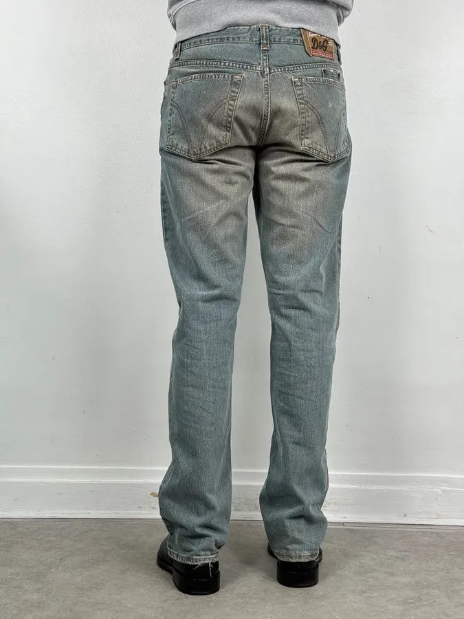 Dolce & Gabbana AW2003 Dolce & Gabbana Light Blue Faded Denim Jeans Size US 32 / EU 48 - 4 Thumbnail
