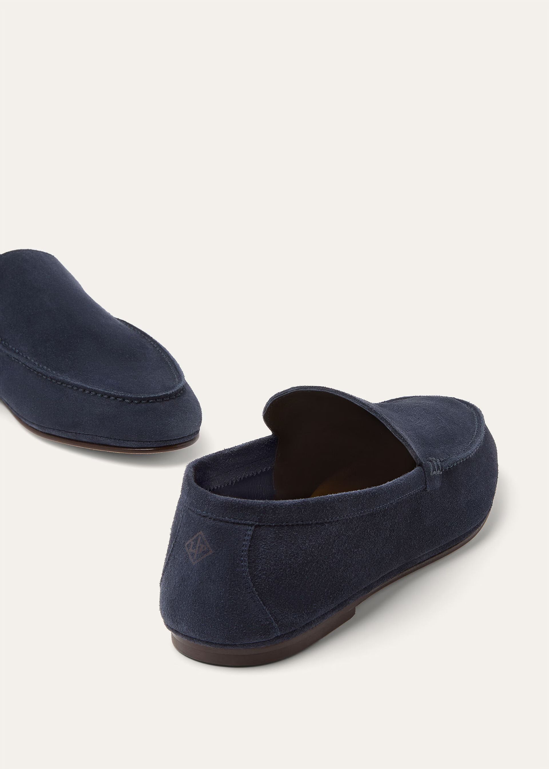 Loro Piana os11x0226 FAQ5514 Summer Anton Loafers in Dark Blue Size US 9 / EU 42 - 7 Thumbnail