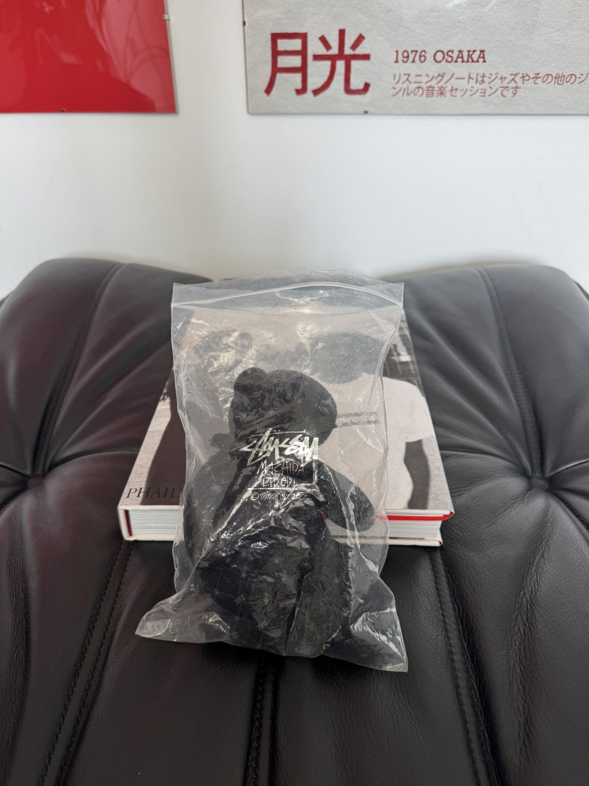 Stussy Stussy monogram ss link teddy bear vintage black rare hype Size ONE SIZE - 2 Thumbnail