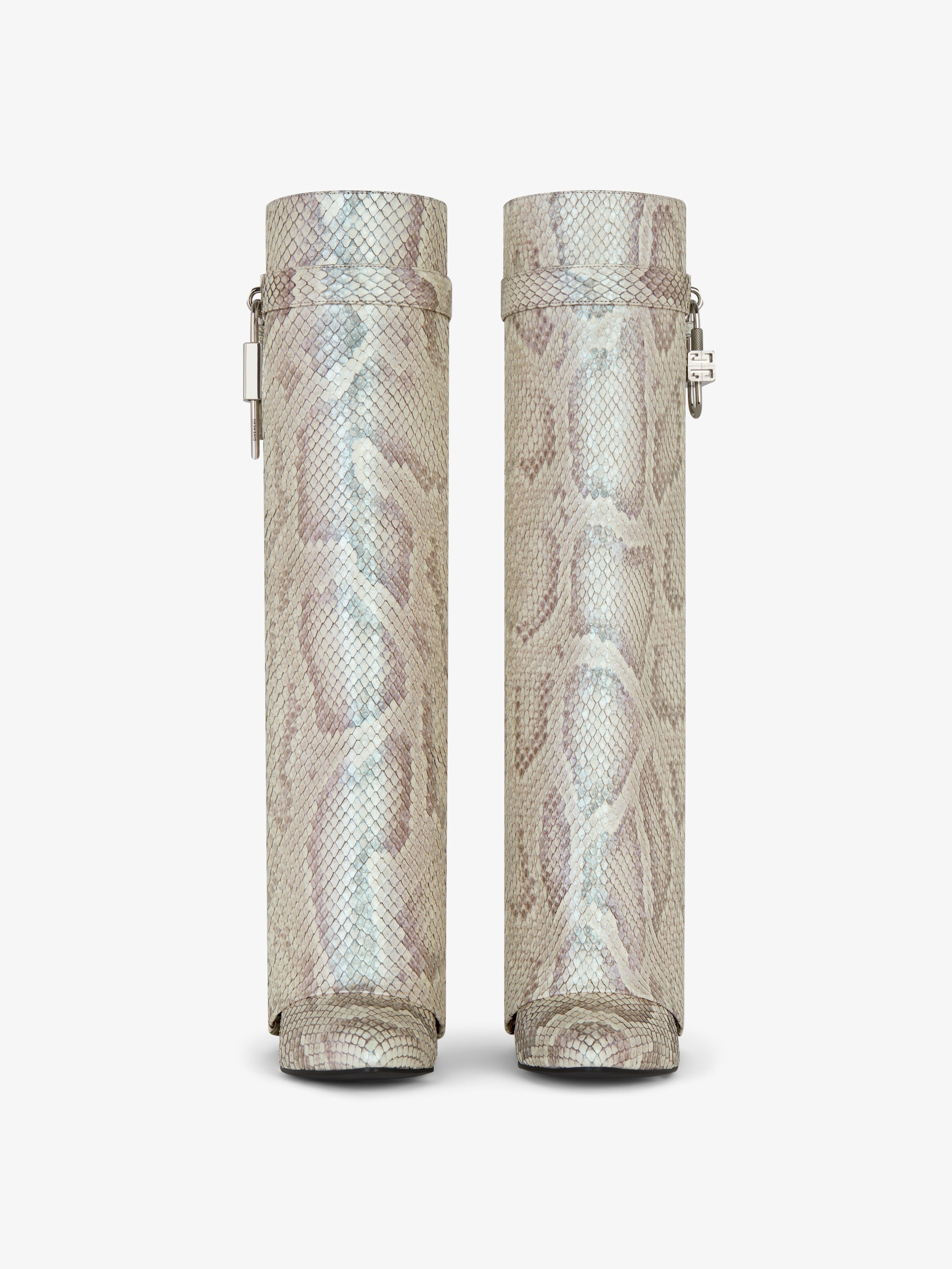 Givenchy o1srvl11e0525 Shark Lock Pant Boots 90mm in Natural Beige Size US 8 / IT 38 - 3 Thumbnail