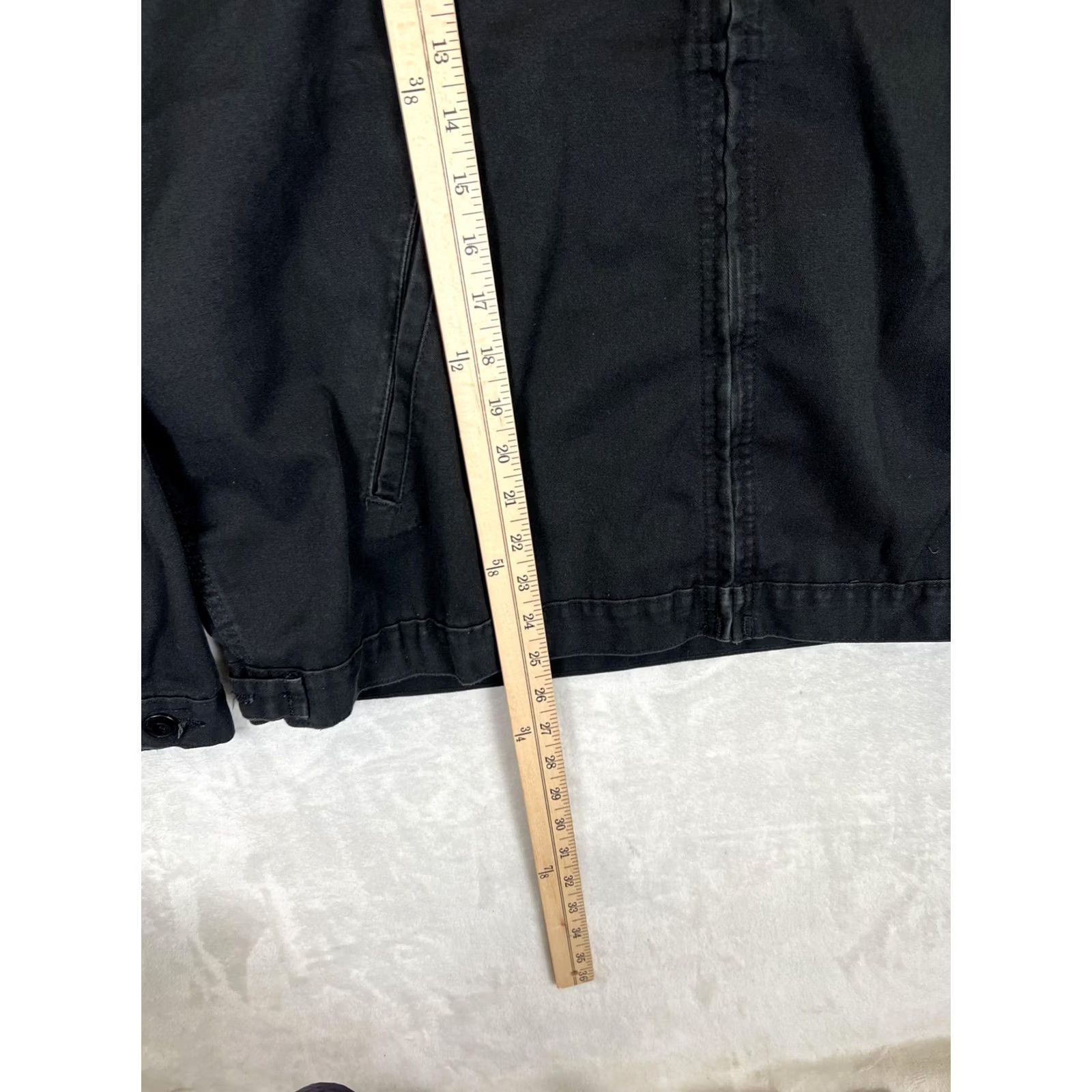 Dickies Dickies Jacket Mens XL Black Workwear Bomber Full Zip Collared Twill Size US XL / EU 56 / 4 - 4 Thumbnail