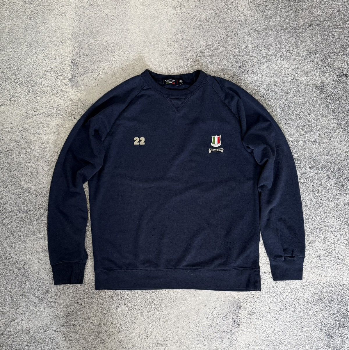 Diadora Diadora Sweatshirt Men XL Italy Logo Vintage Soccer Football Size US XL / EU 56 / 4 - 1 Thumbnail
