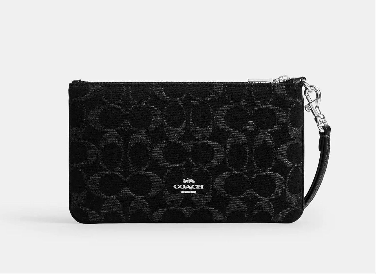 Coach Ashton Wristlet In Signature Denim CEF57 Size ONE SIZE - 12 Thumbnail
