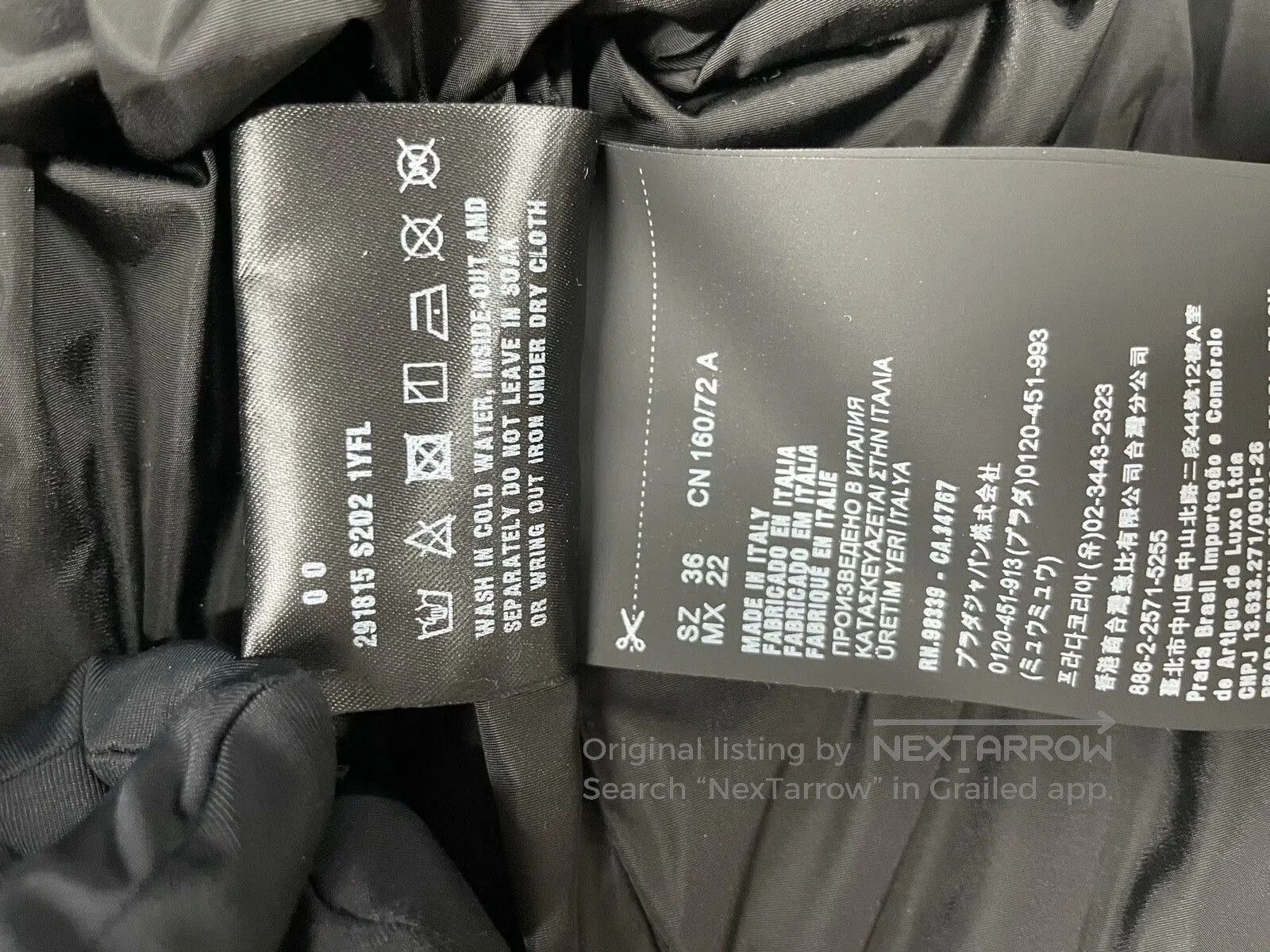 Prada PRADA Croissant Down Jacket 36. Size XS / US 0-2 / IT 36-38 - 7 Thumbnail