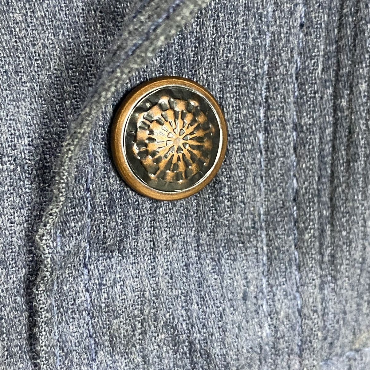 JCPenney Vintage 70s Jessey Penny snap button denim jacket Size US S / EU 44-46 / 1 - 14 Thumbnail