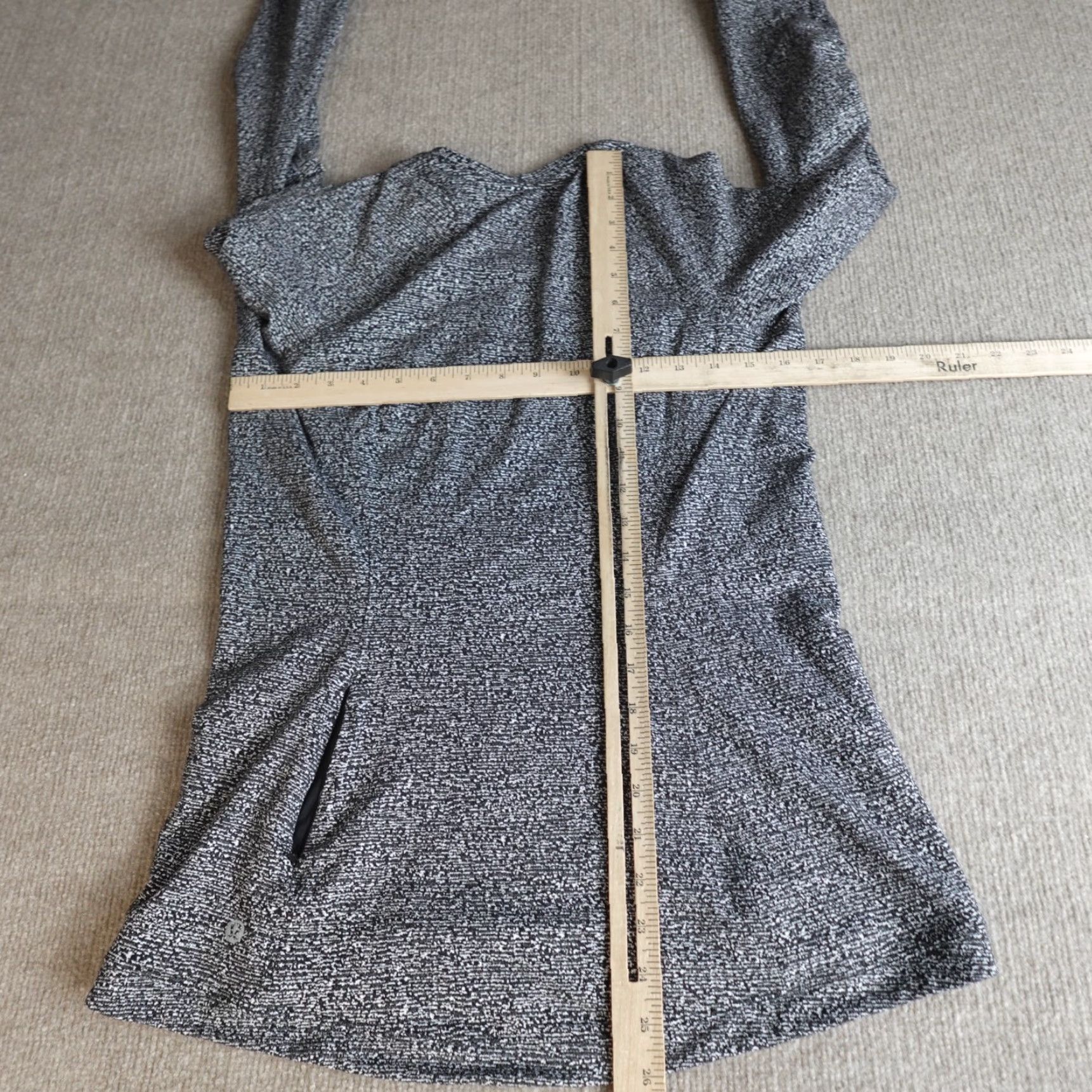 Lululemon Lululemon Womens Sweatshirt Large Gray Long Sleeve LW3BCOST Runderful Jacquard Size L / US 10 / IT 46 - 4 Thumbnail