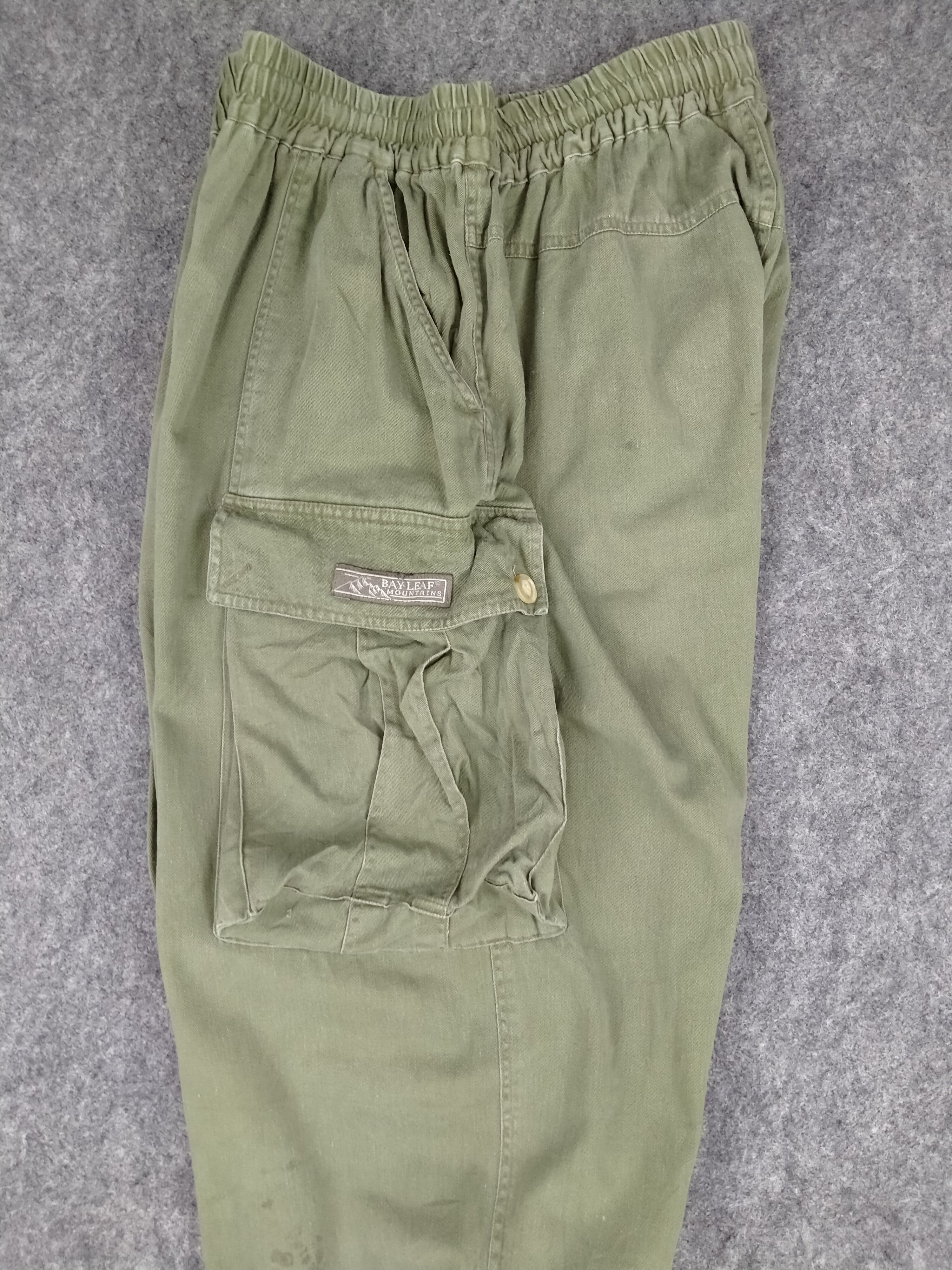 Japanese Brand Elastic/Drawstring Waist Japanese Brand Cargo 30x30.5 -CP084 Size US 30 / EU 46 - 3 Thumbnail