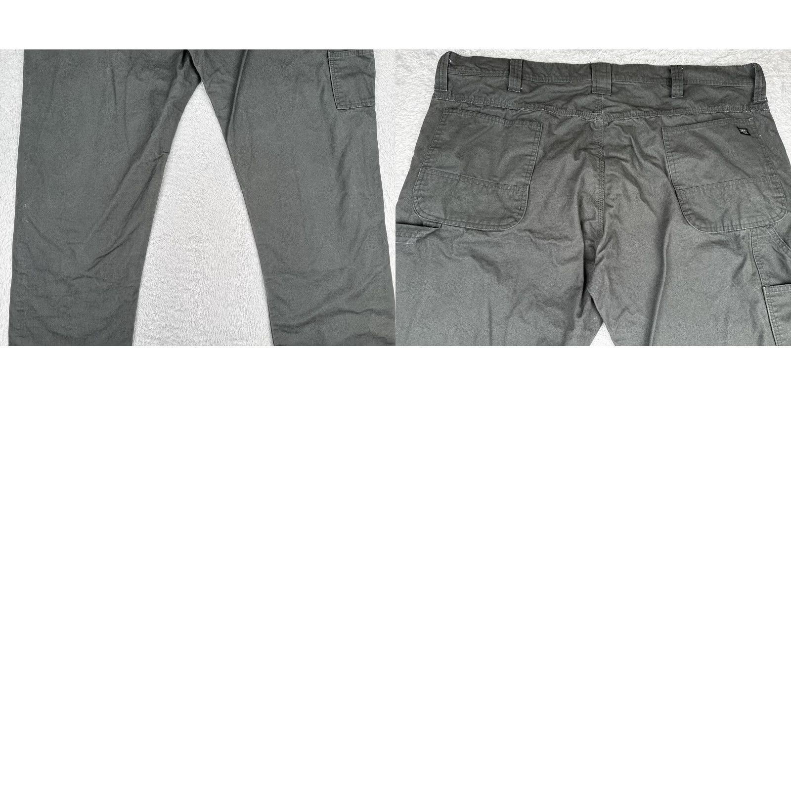 Vintage KEY Key Industries Work Pants Mens 44x32 Gray Carpenter Utility Twill Size US 44 / EU 60 - 10 Thumbnail