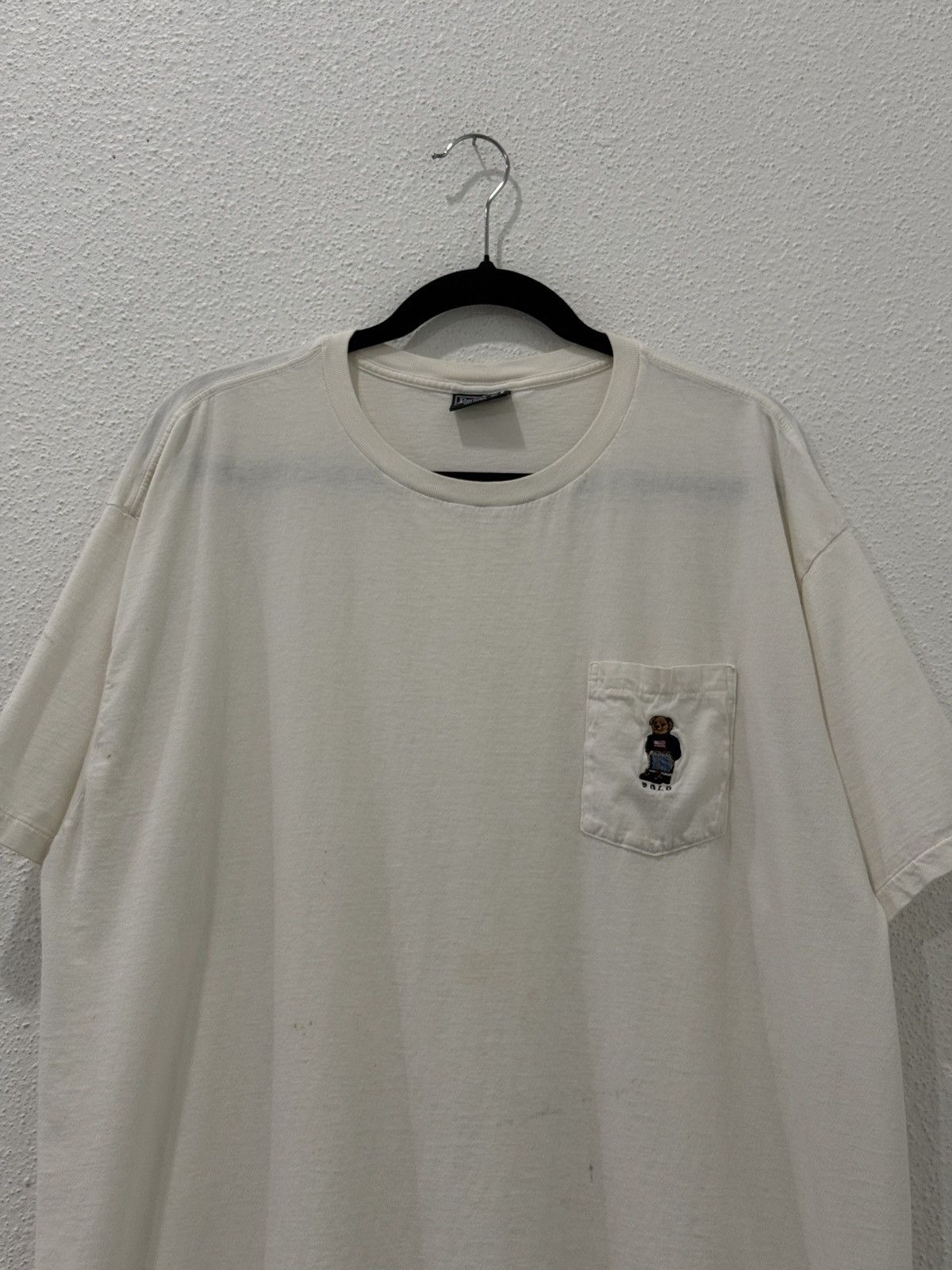 Polo Ralph Lauren Vintage 90s Polo Ralph Lauren Polo Bear Pocket Tee XL USA Size US XL / EU 56 / 4 - 2 Thumbnail