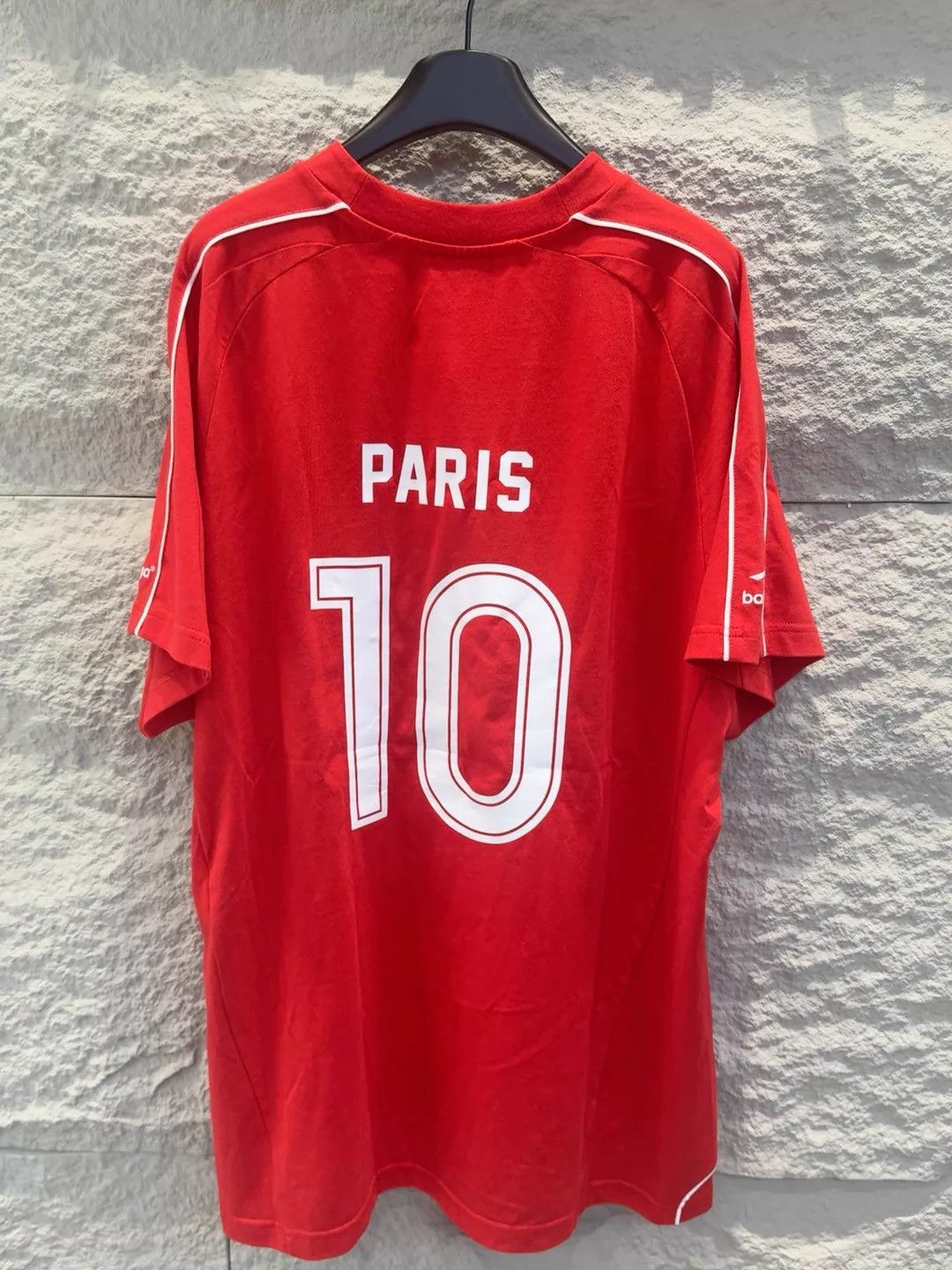 Balenciaga Balenciaga x Man Utd Logo Crew T-Shirt (Red/White) Oversized Size US S / EU 44-46 / 1 - 5 Thumbnail