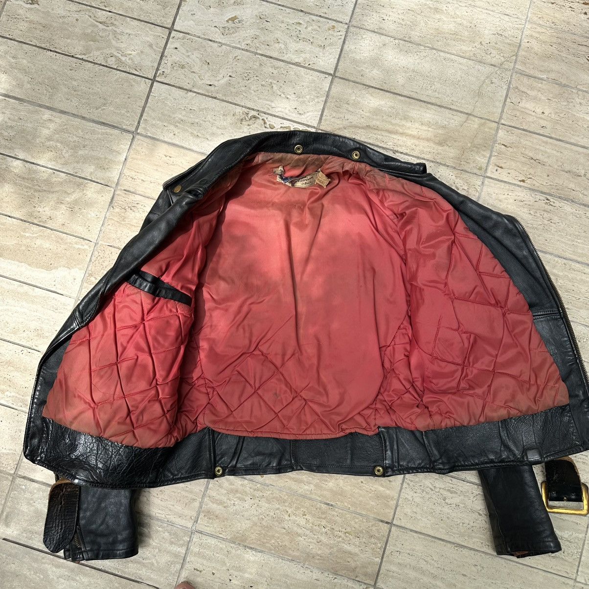 Buco Original Vintage 50s Hercules D Pocket Motorcycle Horsehide Size US M / EU 48-50 / 2 - 7 Thumbnail