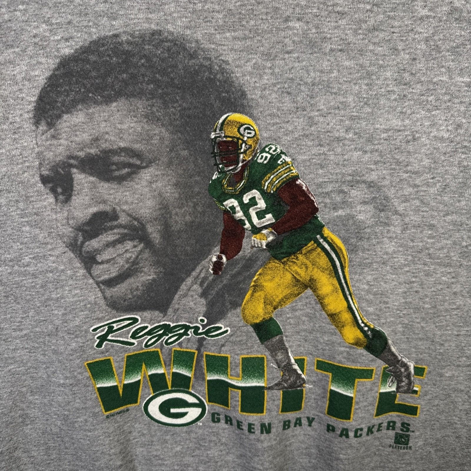Lee Vintage Green Bay Packers Sweatshirt Gray 90s Caricature Size US M / EU 48-50 / 2 - 2 Thumbnail