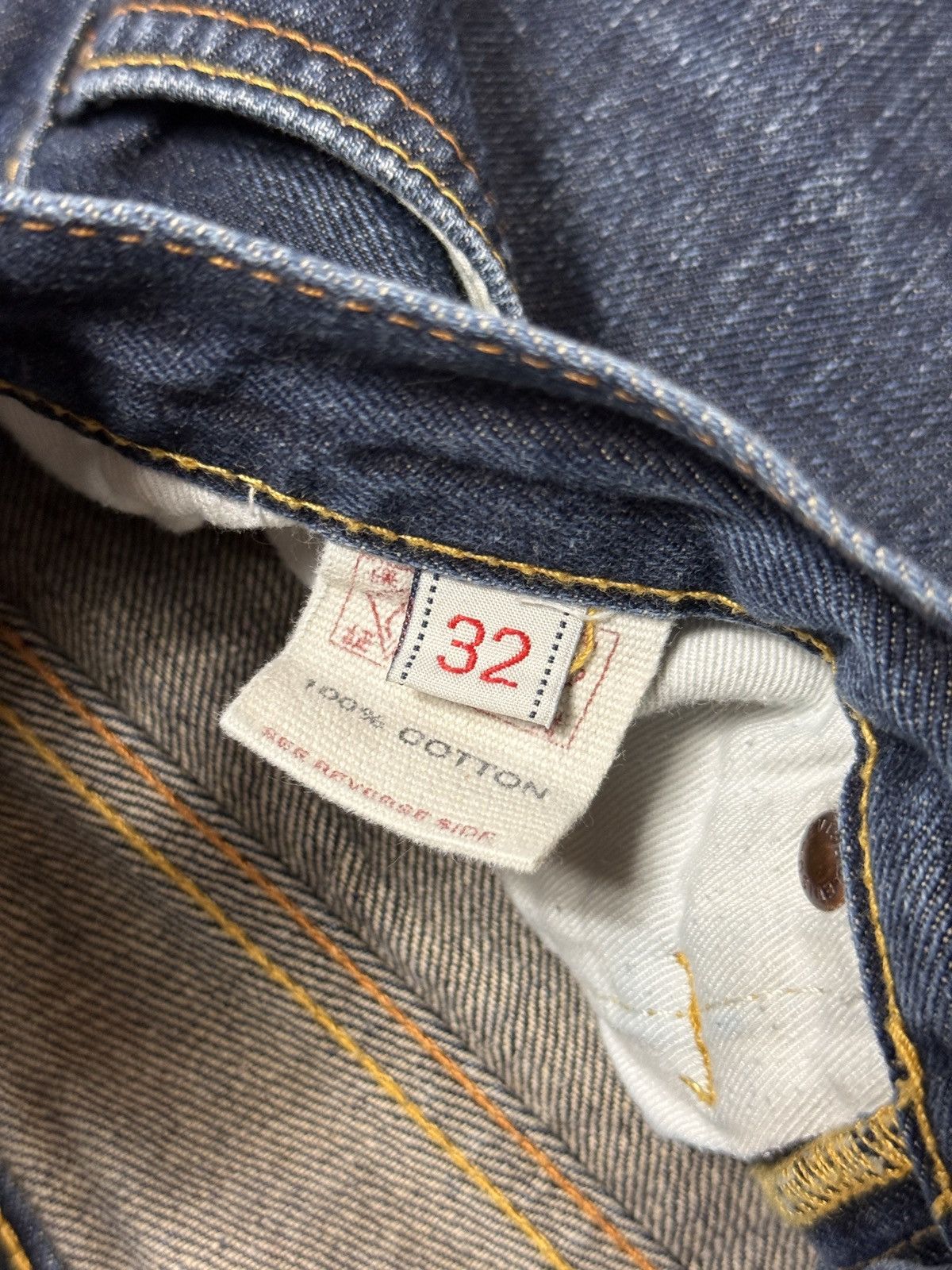 Evisu Evisu jeans vintage embroidery seagull logo selvedge Size US 32 / EU 48 - 6 Thumbnail