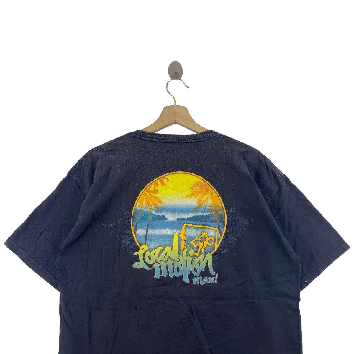 Vintage Vintage LOCAL MOTION MAUI Surf Backhit Logo Tee Shirt Top Size US L / EU 52-54 / 3 - 5 Thumbnail