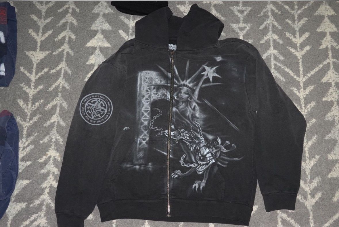 Travis Scott Travis Scott Metlife Liberty Lady Zip Up | Grailed display picture 1
