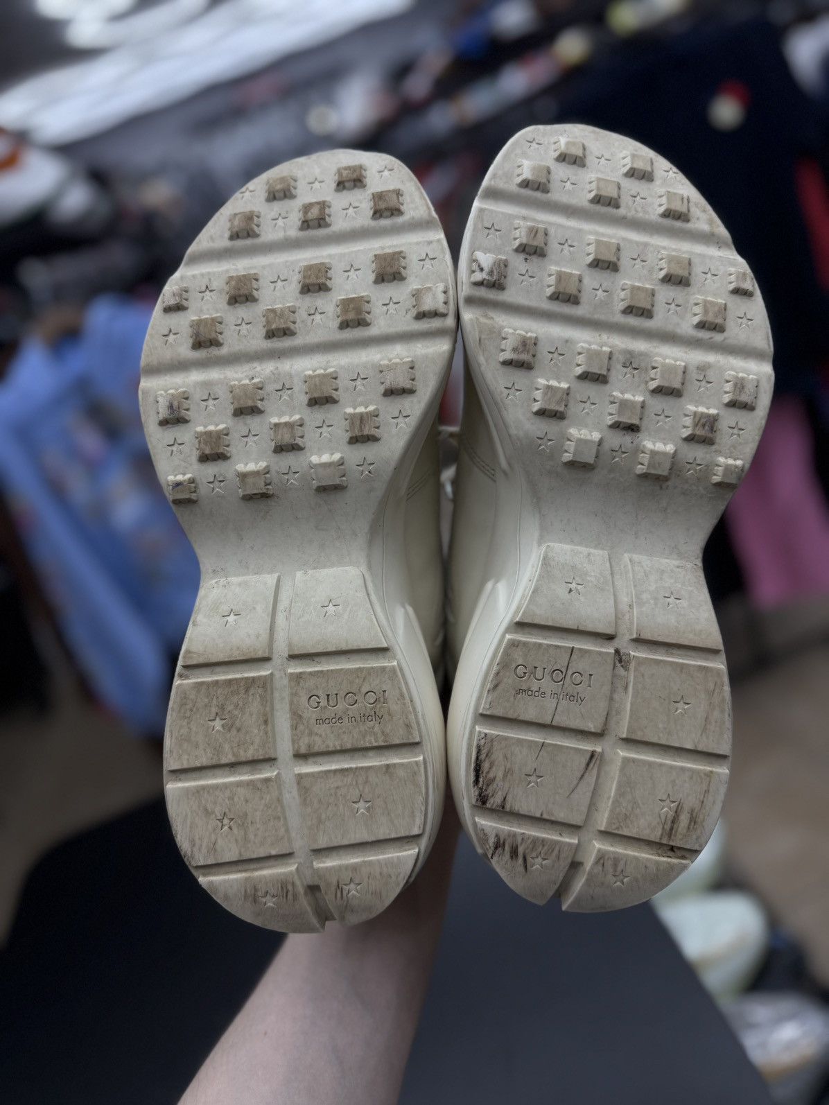 Gucci Gucci Rhyton Sneakers Size 11.5G/12US Size US 12 / EU 45 - 18 Thumbnail
