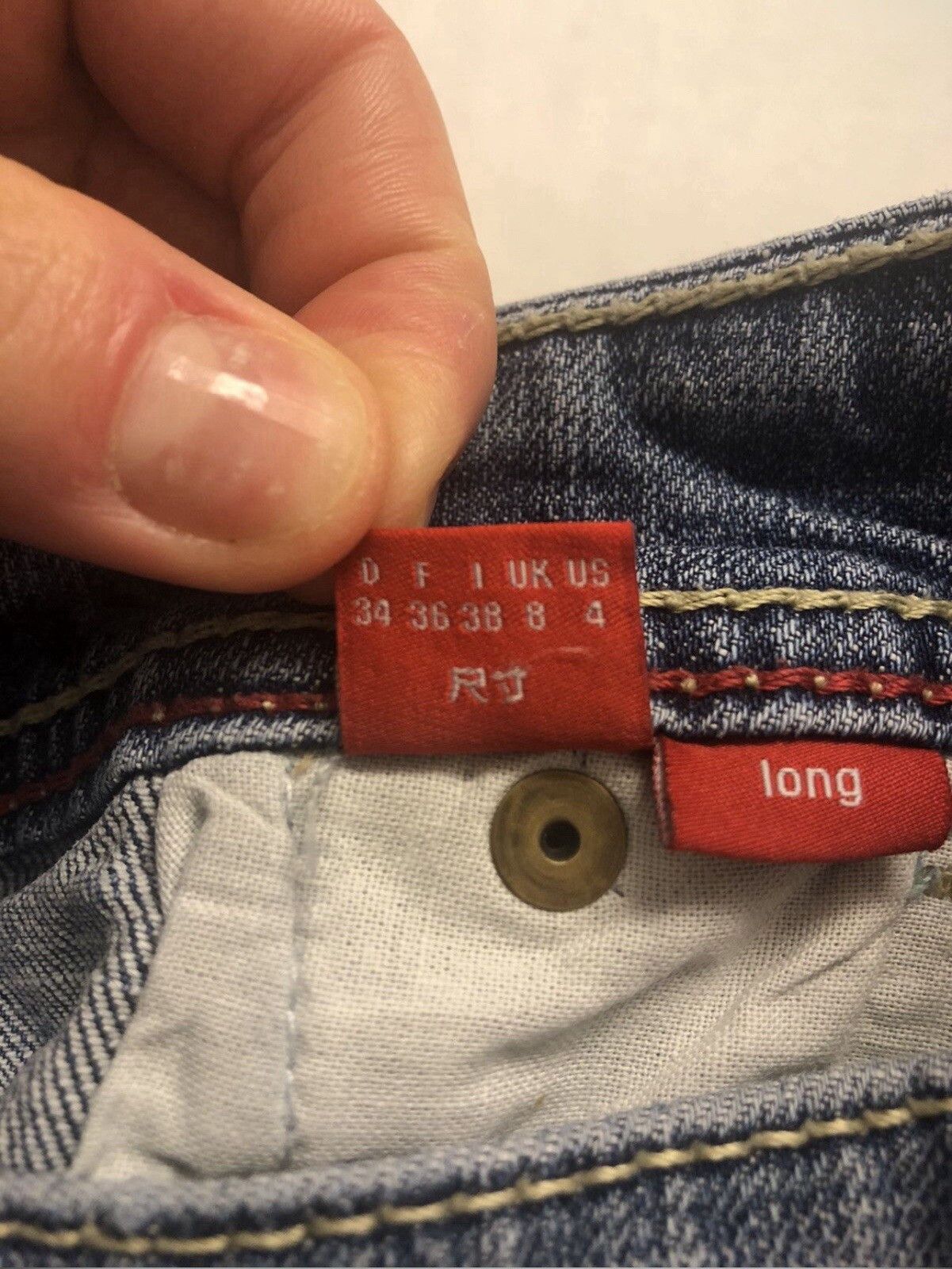 Esprit Esprit Vintage Denim Jeans Long Straight Fit High Quality Size 25" / US 0 / IT 36 - 6 Thumbnail