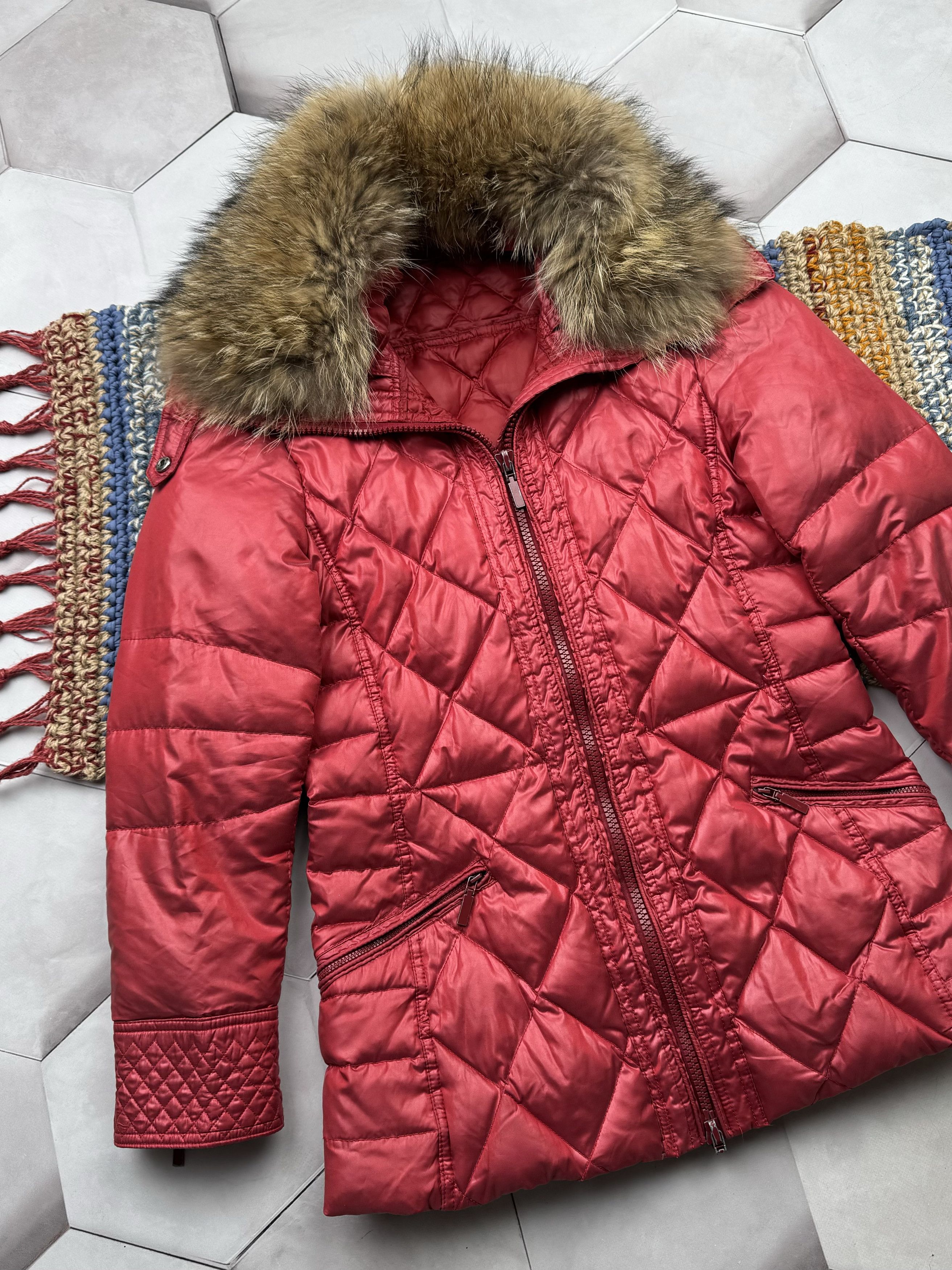 Japanese Brand Vintage Down Puffer Jacket With Real Fur Neck E4 Size L / US 10 / IT 46 - 2 Thumbnail