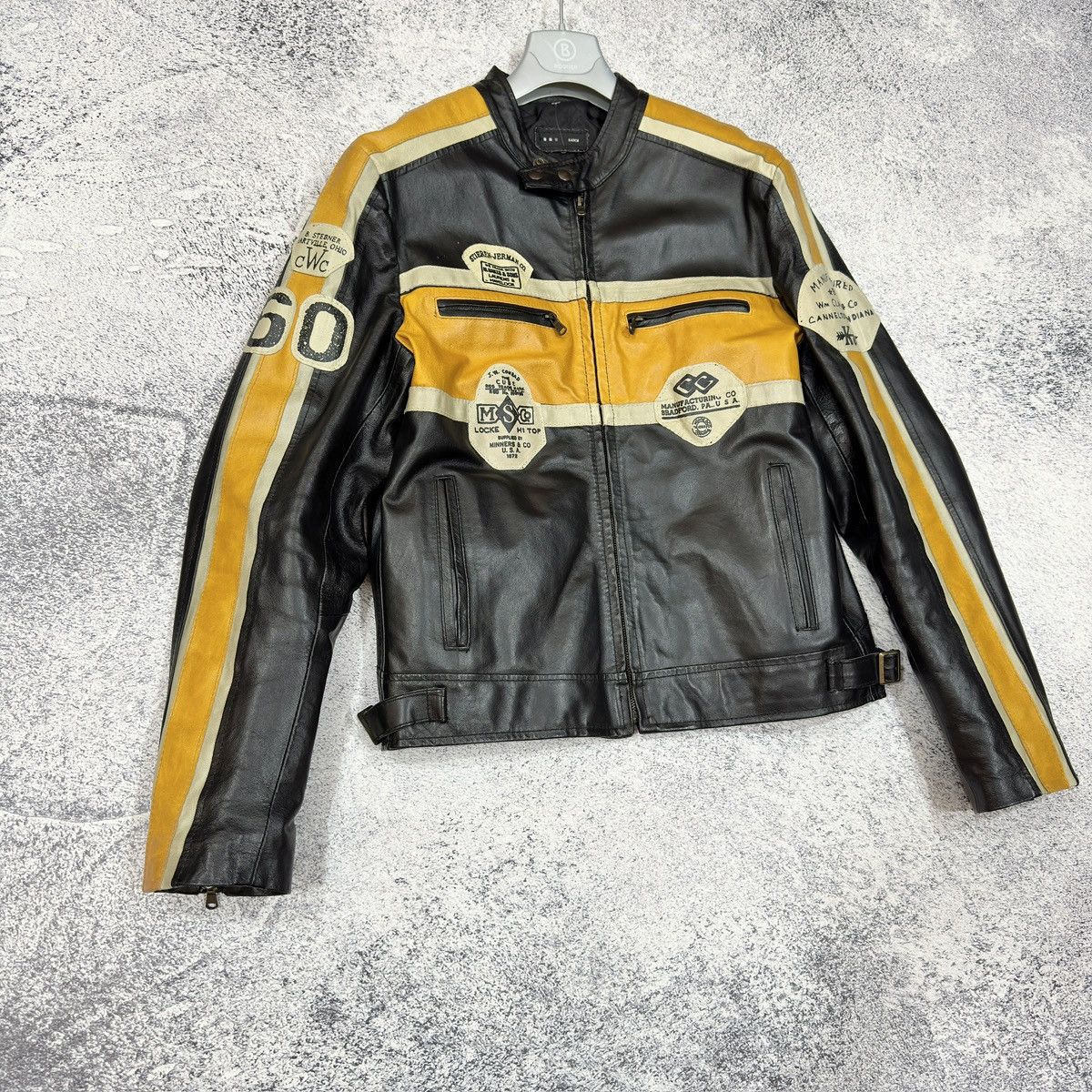 Vintage Vintage Sasch Italy Racing Jacket L size Size US L / EU 52-54 / 3 - 2 Thumbnail