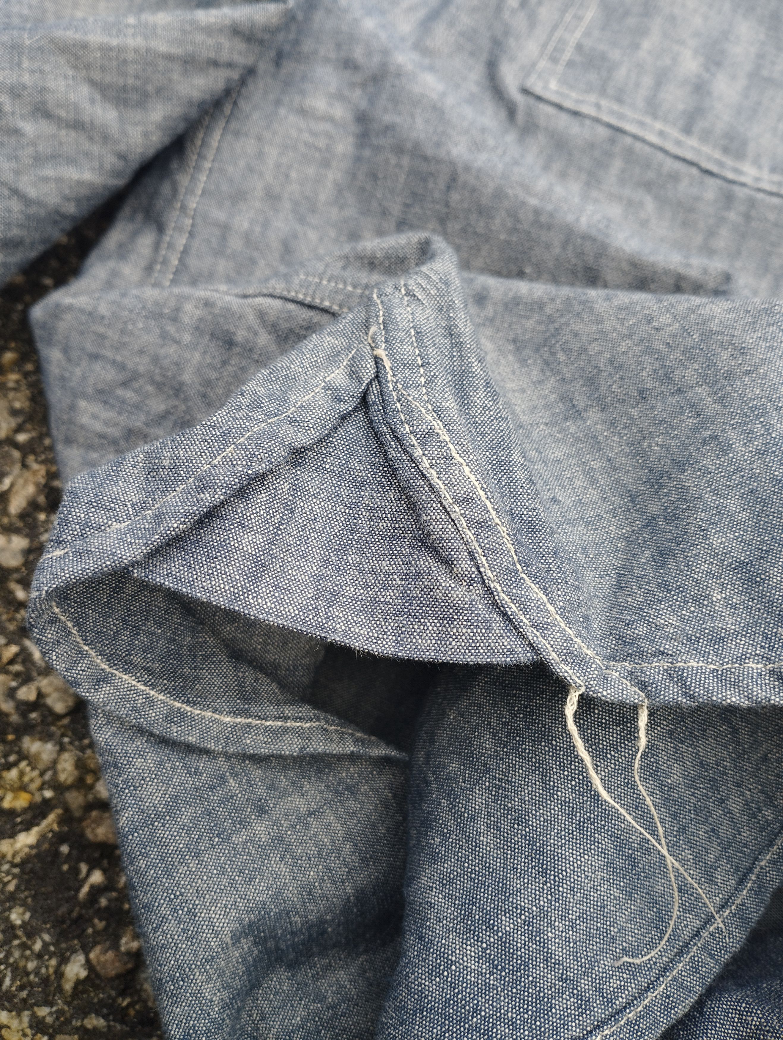 Japanese Brand × Polo Ralph Lauren × Vintage Double RL Polo Ralph chambray Size US L / EU 52-54 / 3 - 4 Thumbnail