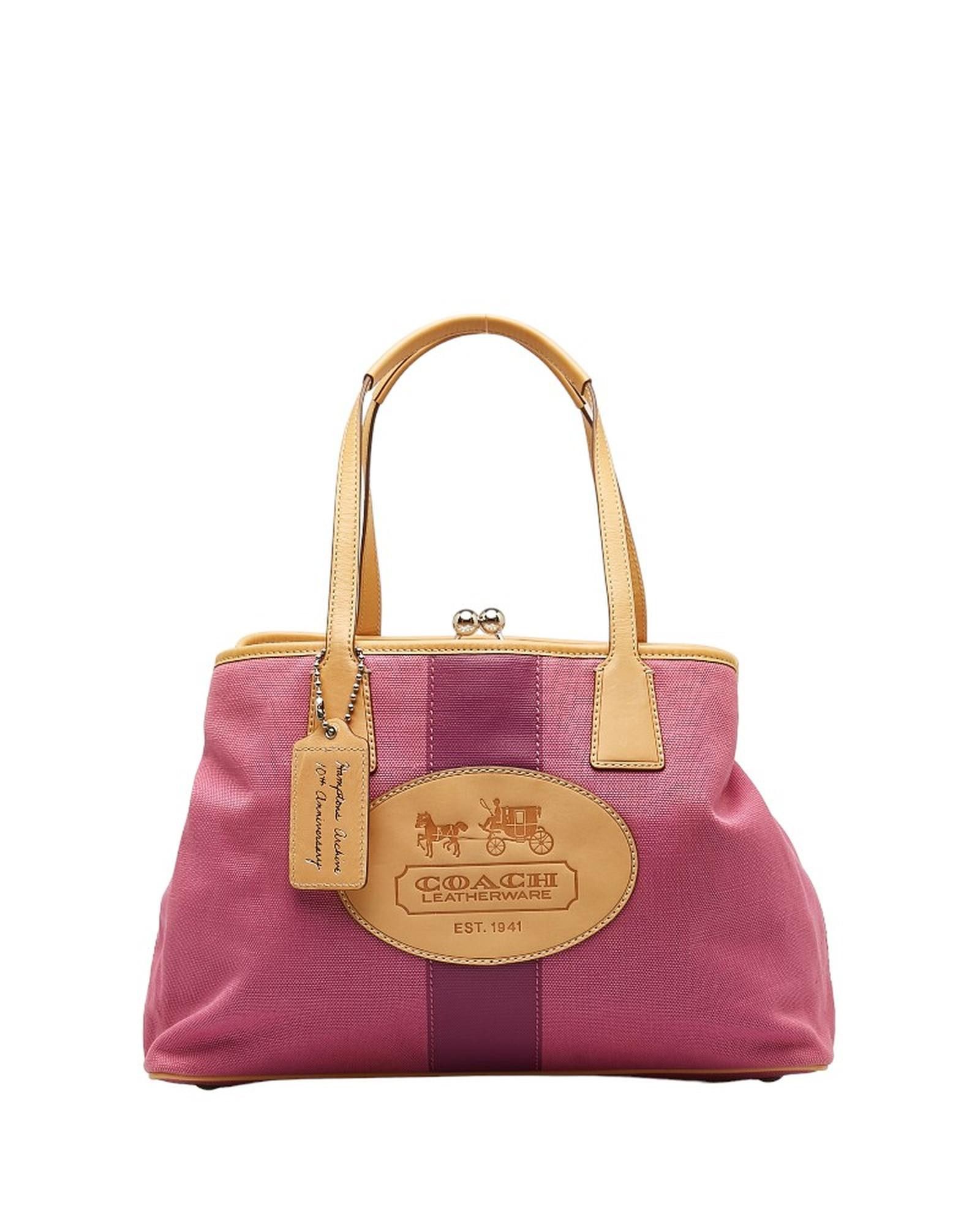 image of PinkCoach Hamptons Archive 10Th Anniversary Handbag, Women's