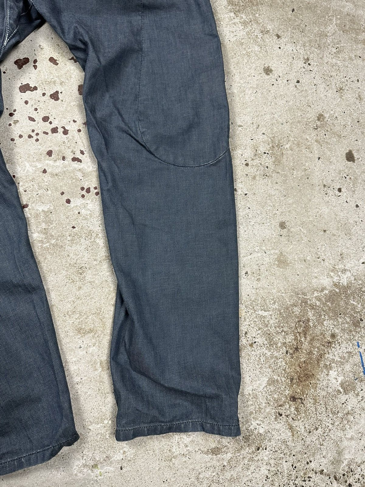 Lee × Vintage Vintage Y2K Lee Works of Denim Navy Denim Pants Jeans Size US 32 / EU 48 - 4 Thumbnail