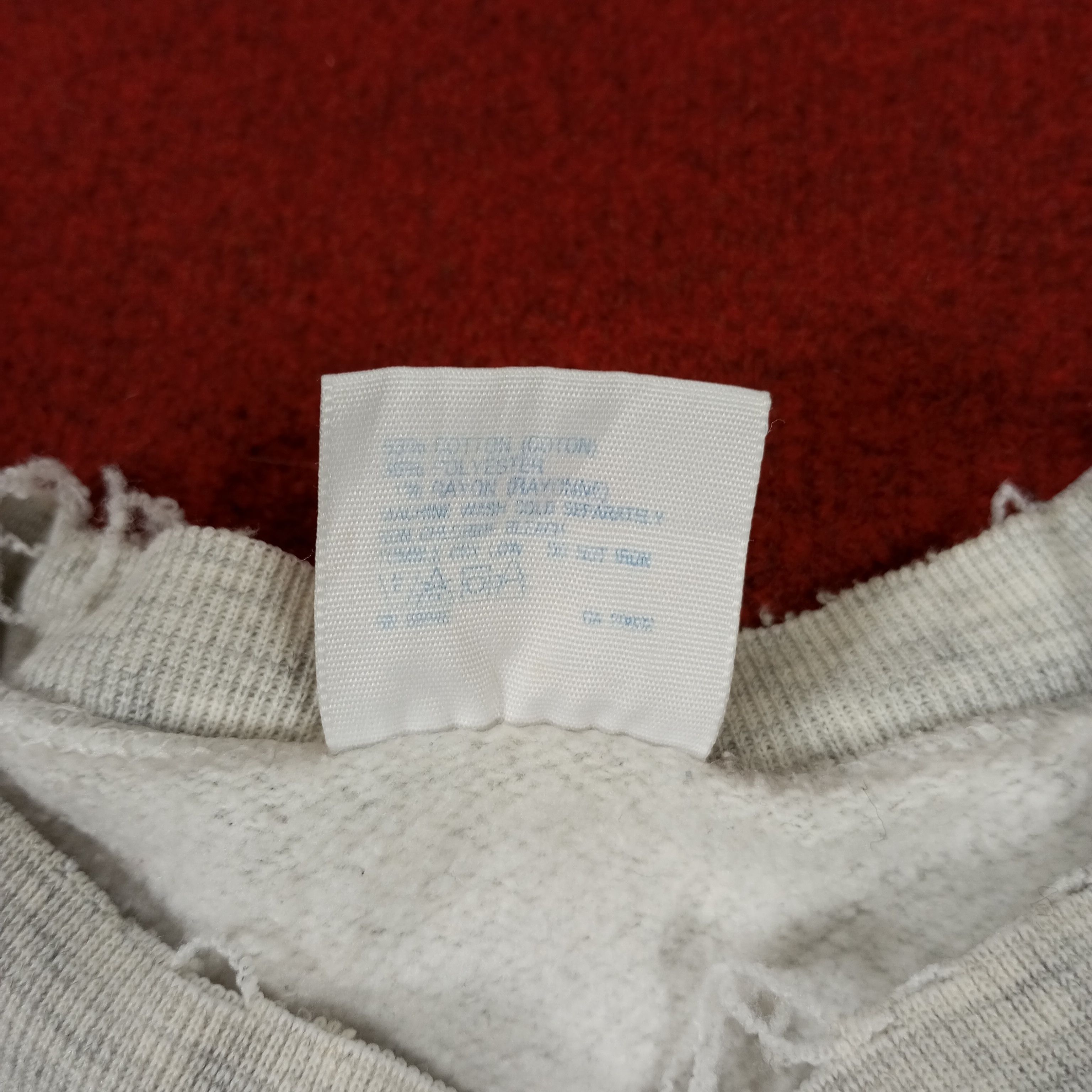 Tultex × Vintage Ohio State University Buckeyes Vintage Distressed Sweatshirt Size US S / EU 44-46 / 1 - 9 Thumbnail