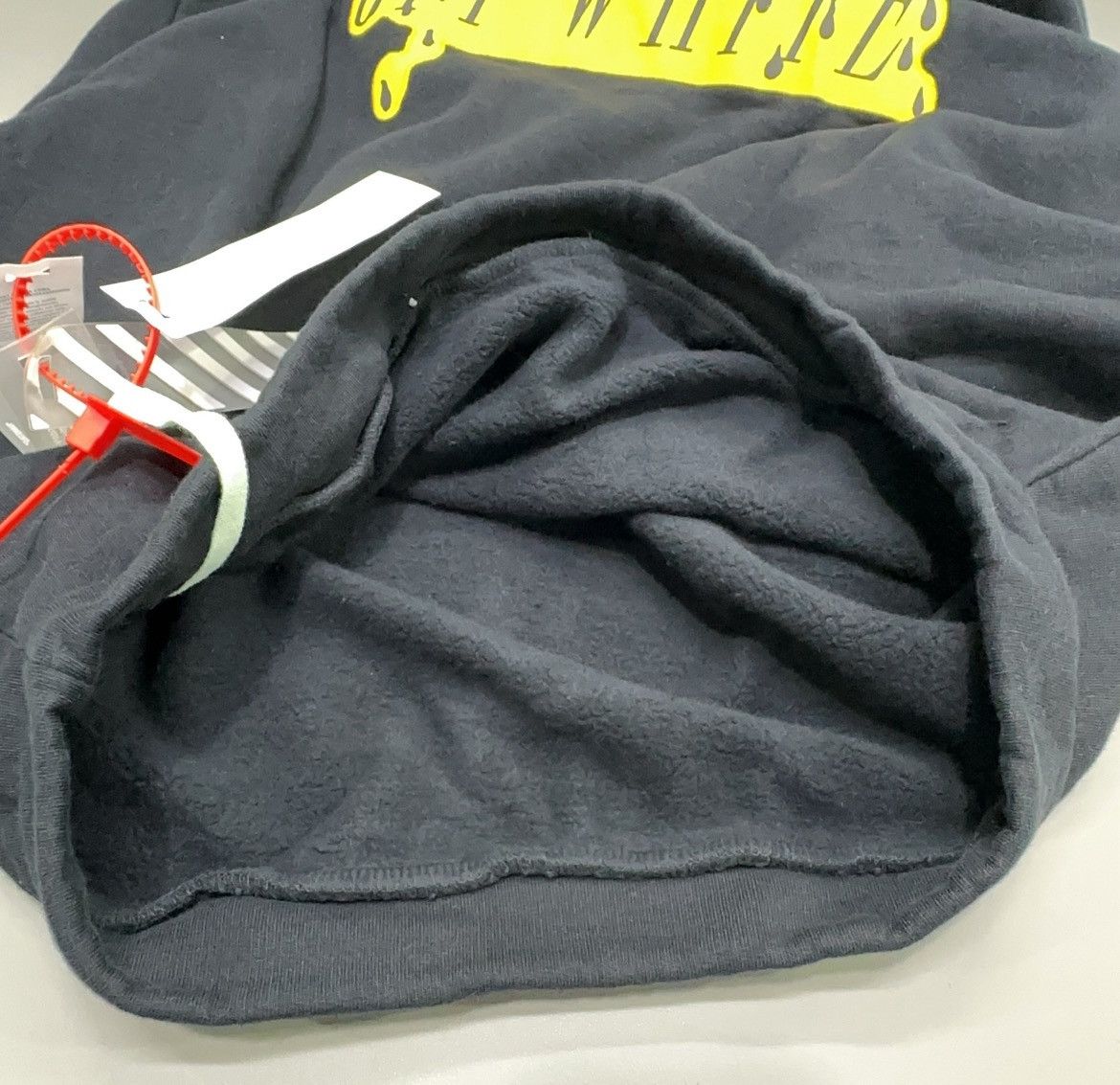 Off-White Off-White black and yellow logo hoodie Size US XS / EU 42 / 0 - 6 Thumbnail