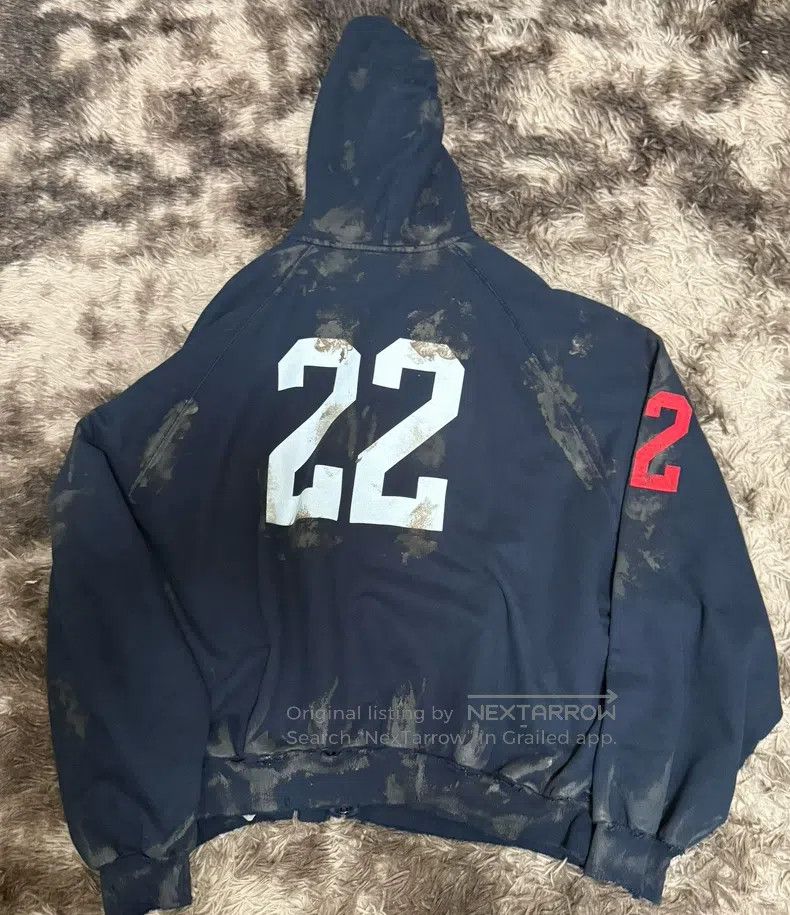 Balenciaga Balenciaga Mud Dyed Warhorse Hoodie Sweatshirt Size US L / EU 52-54 / 3 - 2 Thumbnail