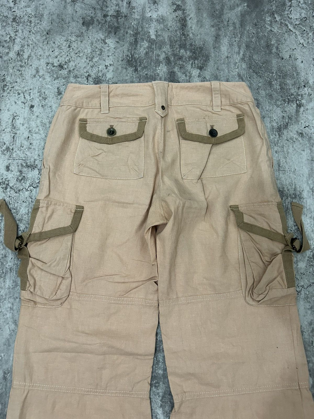 If Six Was Nine × Japanese Brand × Le Grande Bleu (L.G.B.) Ozoz Japan parachute Cargo Flare Pants Size US 30 / EU 46 - 9 Thumbnail