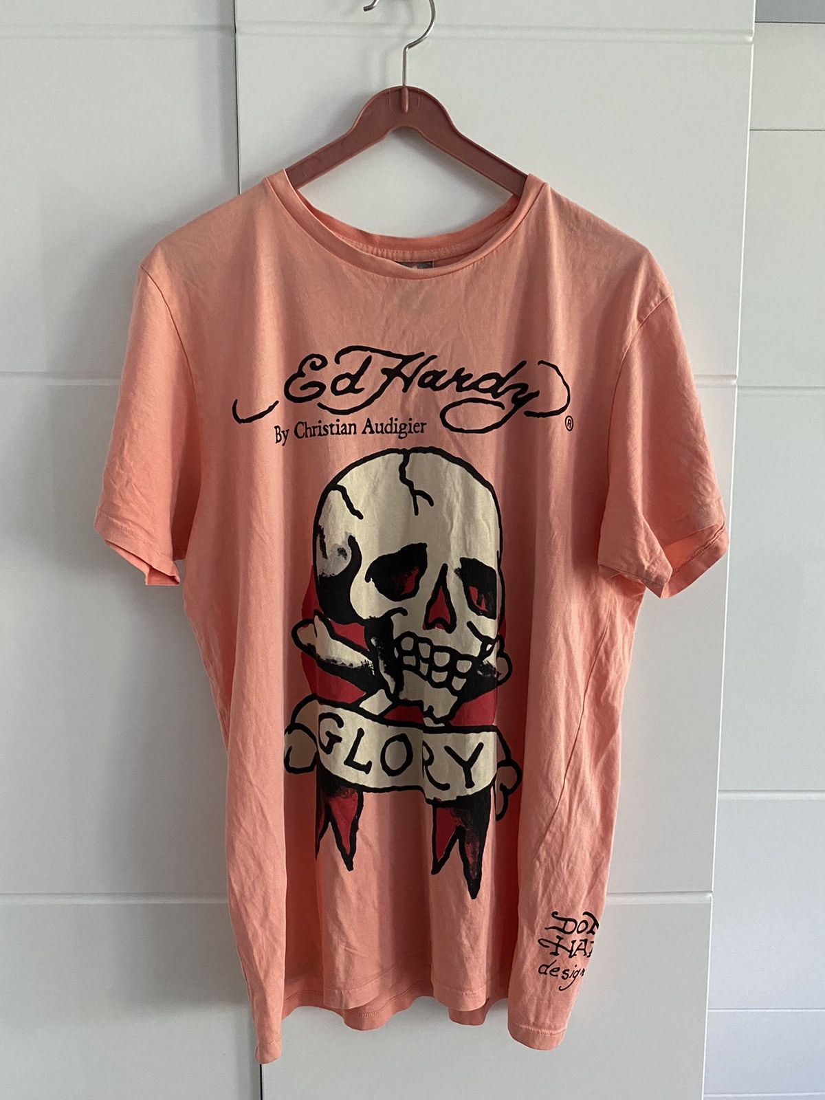 Christian Audigier × Ed Hardy Vintage T-Shirt Ed Hardy Christian Audigier Crazy,Y2K Size US XL / EU 56 / 4 - 1 Thumbnail