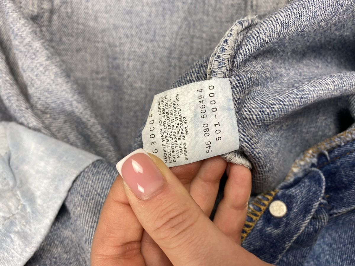 Levi's × Vintage VTG Levi’s 501 men’s washed denim jeans size 40 36 USA Size US 40 / EU 56 - 15 Thumbnail
