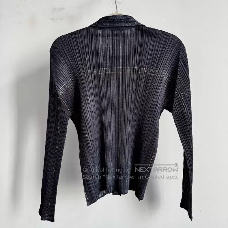 Issey Miyake Issey Miyake Black Coat Size L / US 10 / IT 46 - 2 Thumbnail
